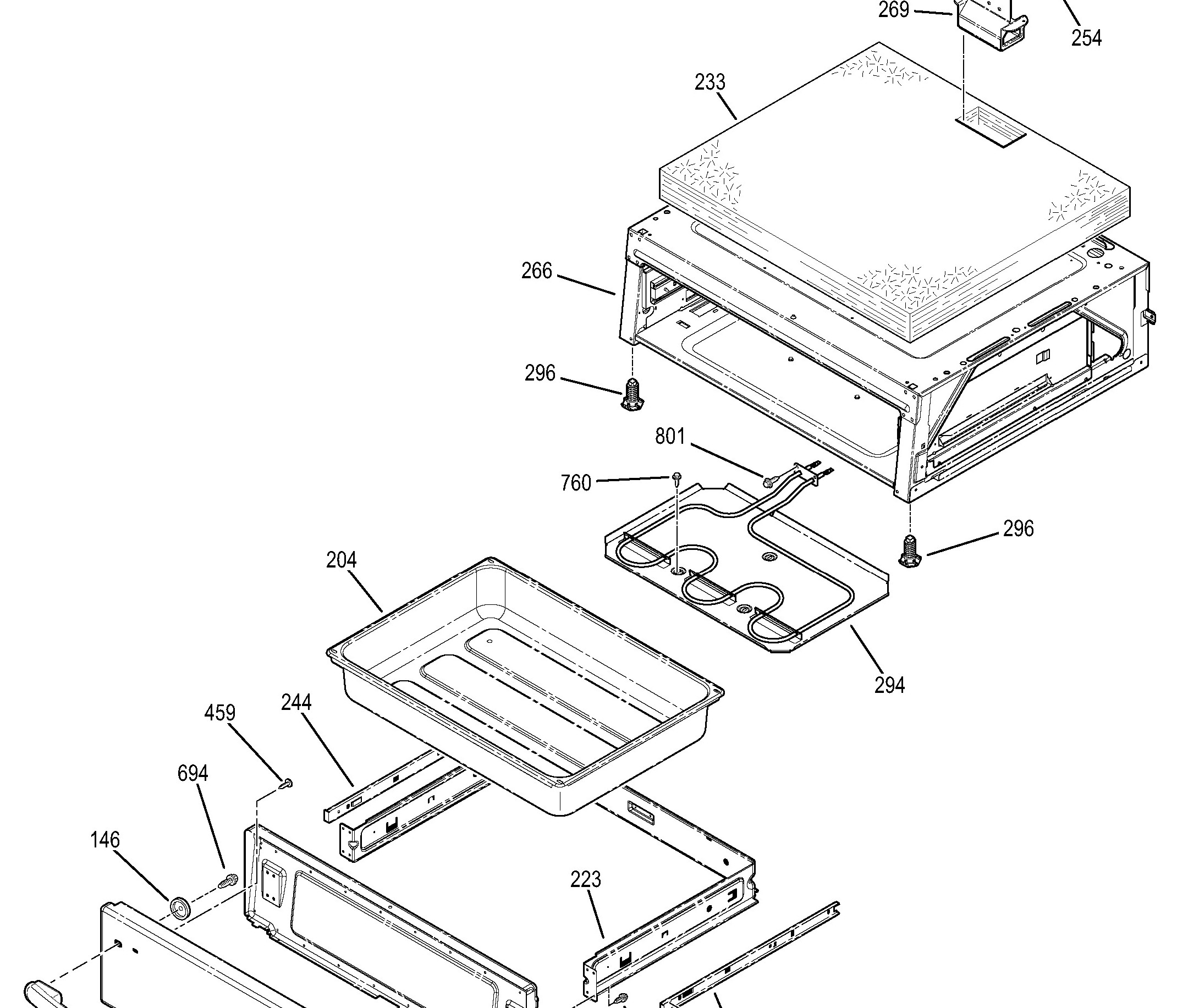 PCHB920SJ1SS Exploded View 4 appliance exploded-view parts diagram