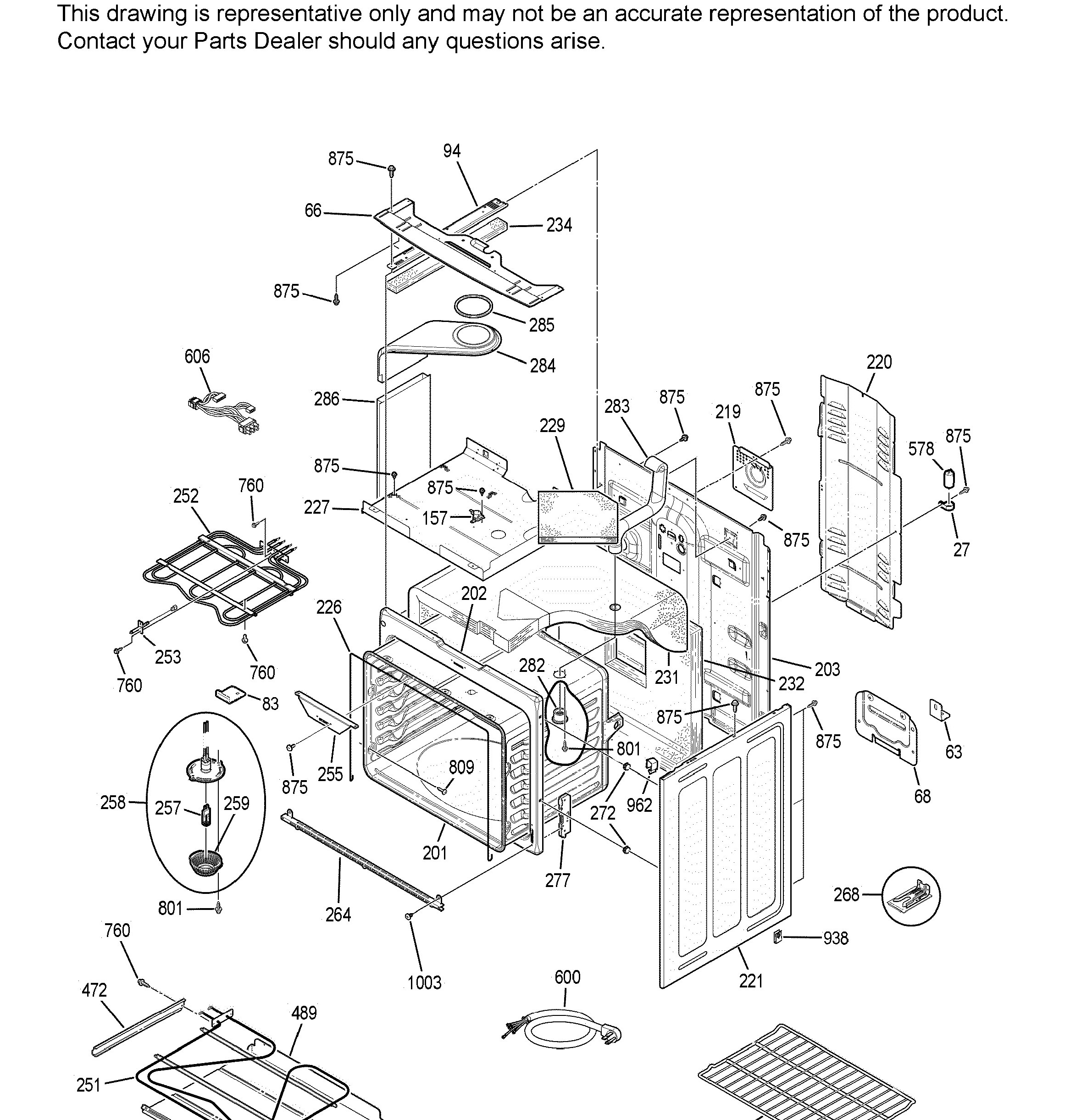 PCHB920SJ3SS Exploded View 3 appliance exploded-view parts diagram
