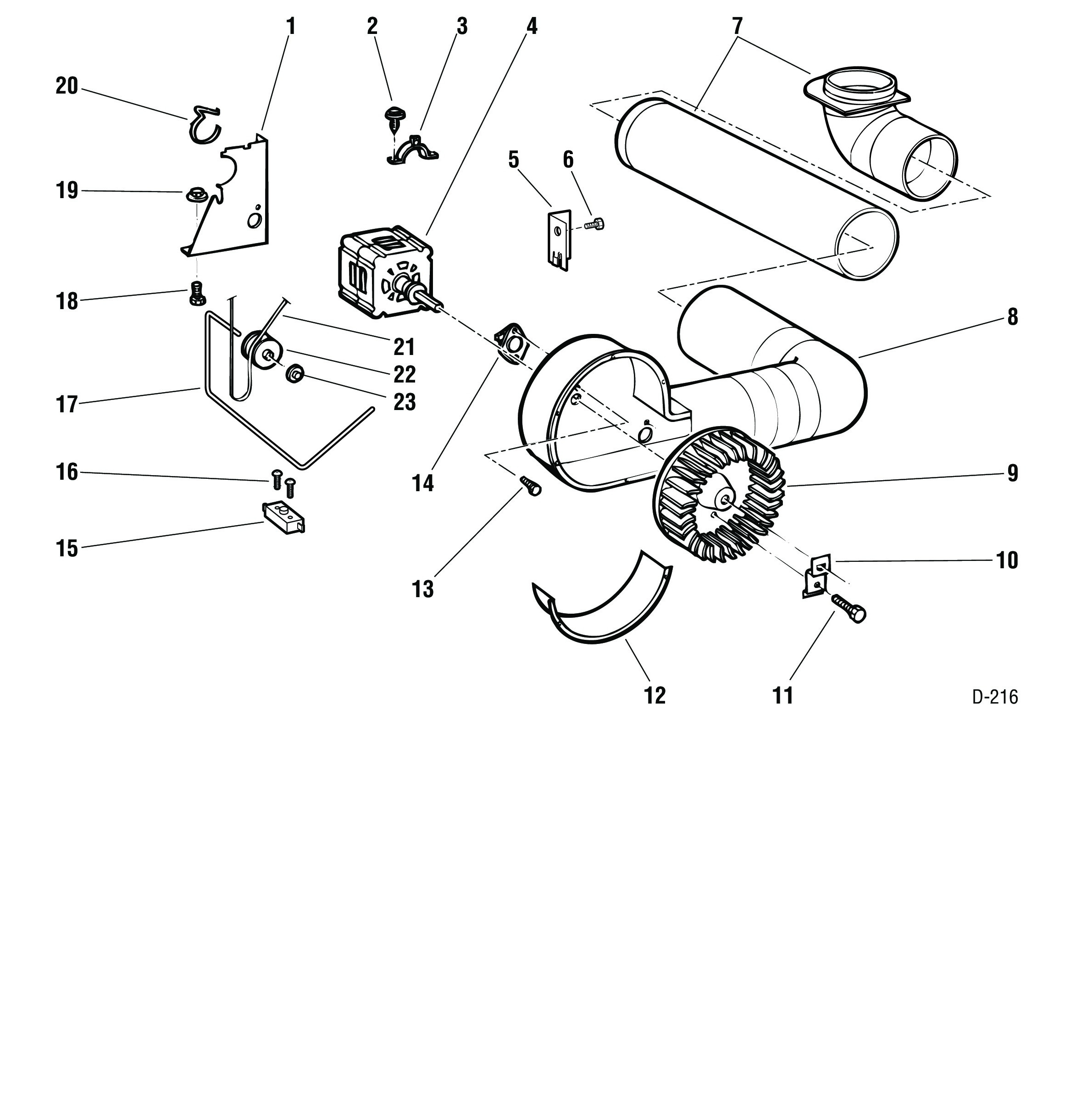 PCKS443EB0WW Exploded View 3 appliance exploded-view parts diagram