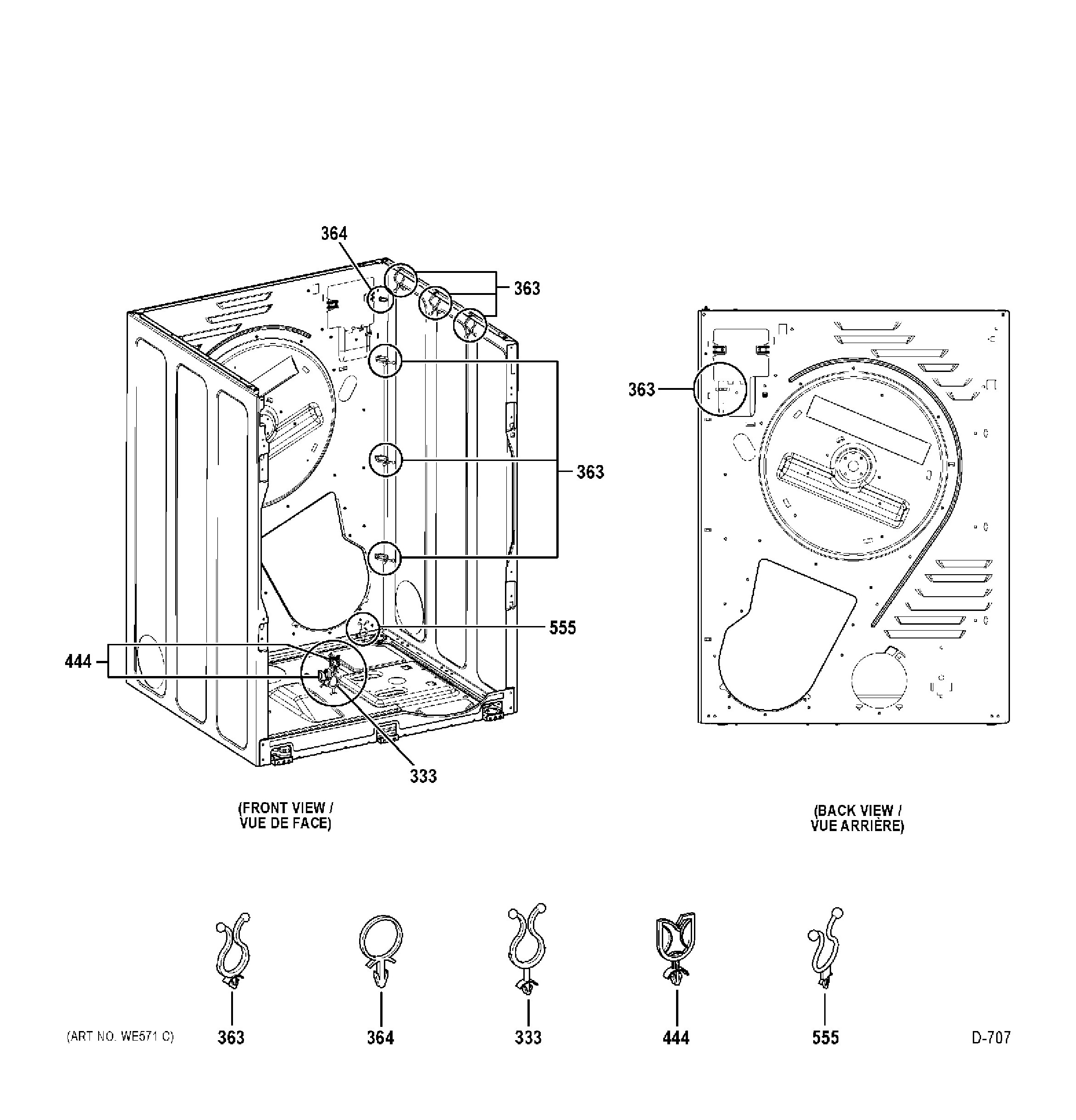 PCVH480EK1WW Exploded View 6 appliance exploded-view parts diagram