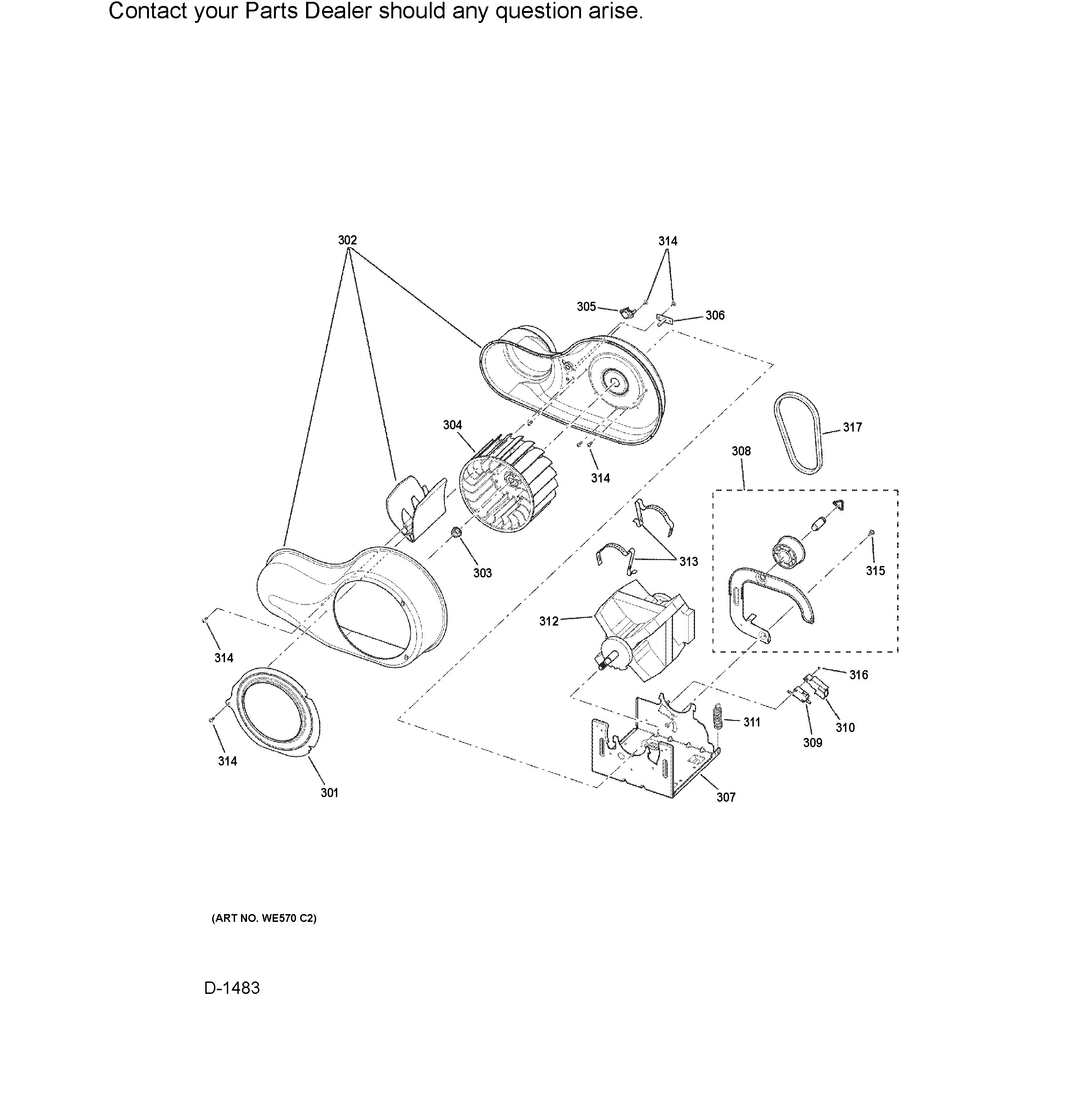 PCVH480EK1WW Exploded View 4 appliance exploded-view parts diagram