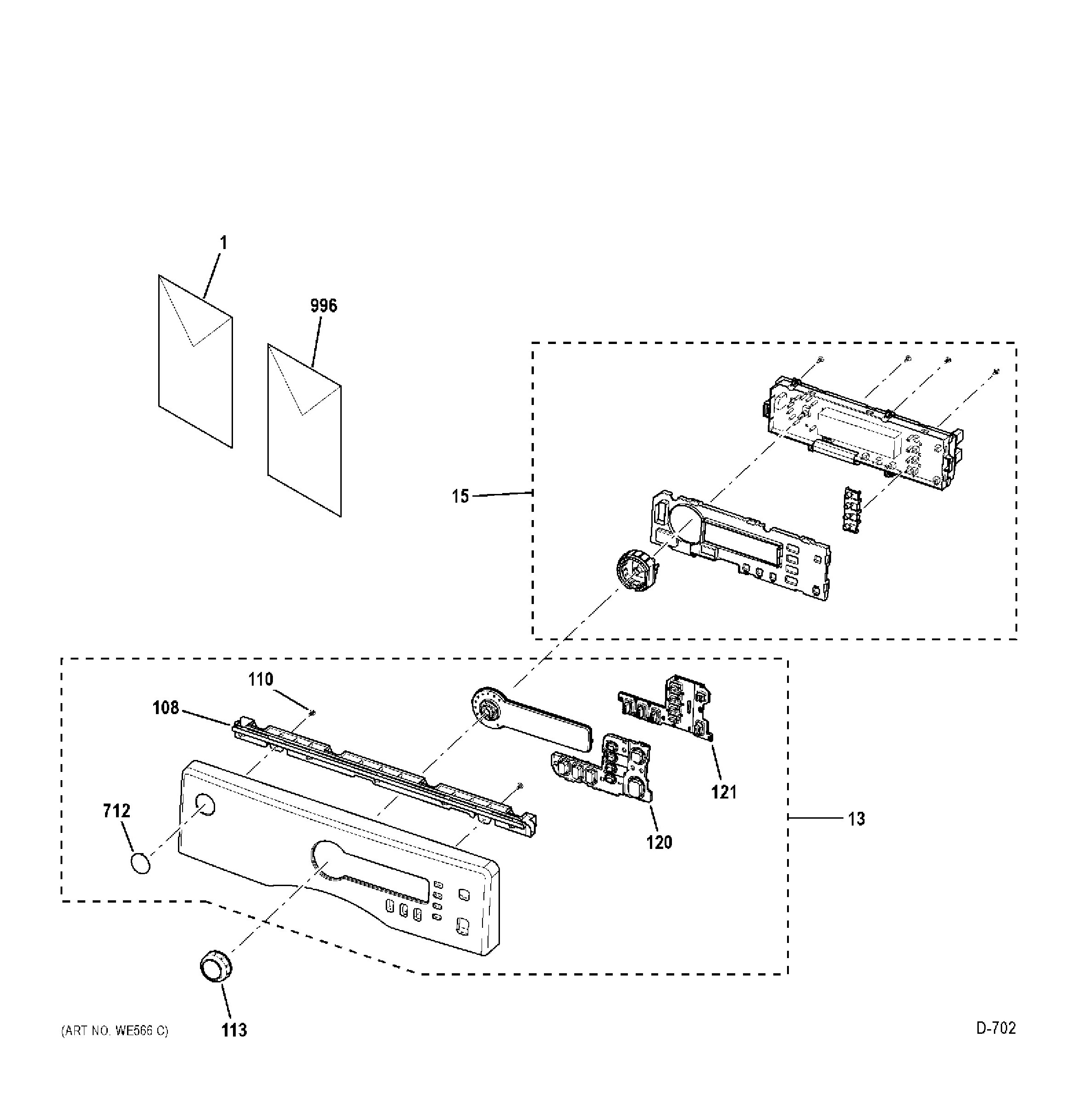 PCVH480EK1WW Exploded View 1 appliance exploded-view parts diagram