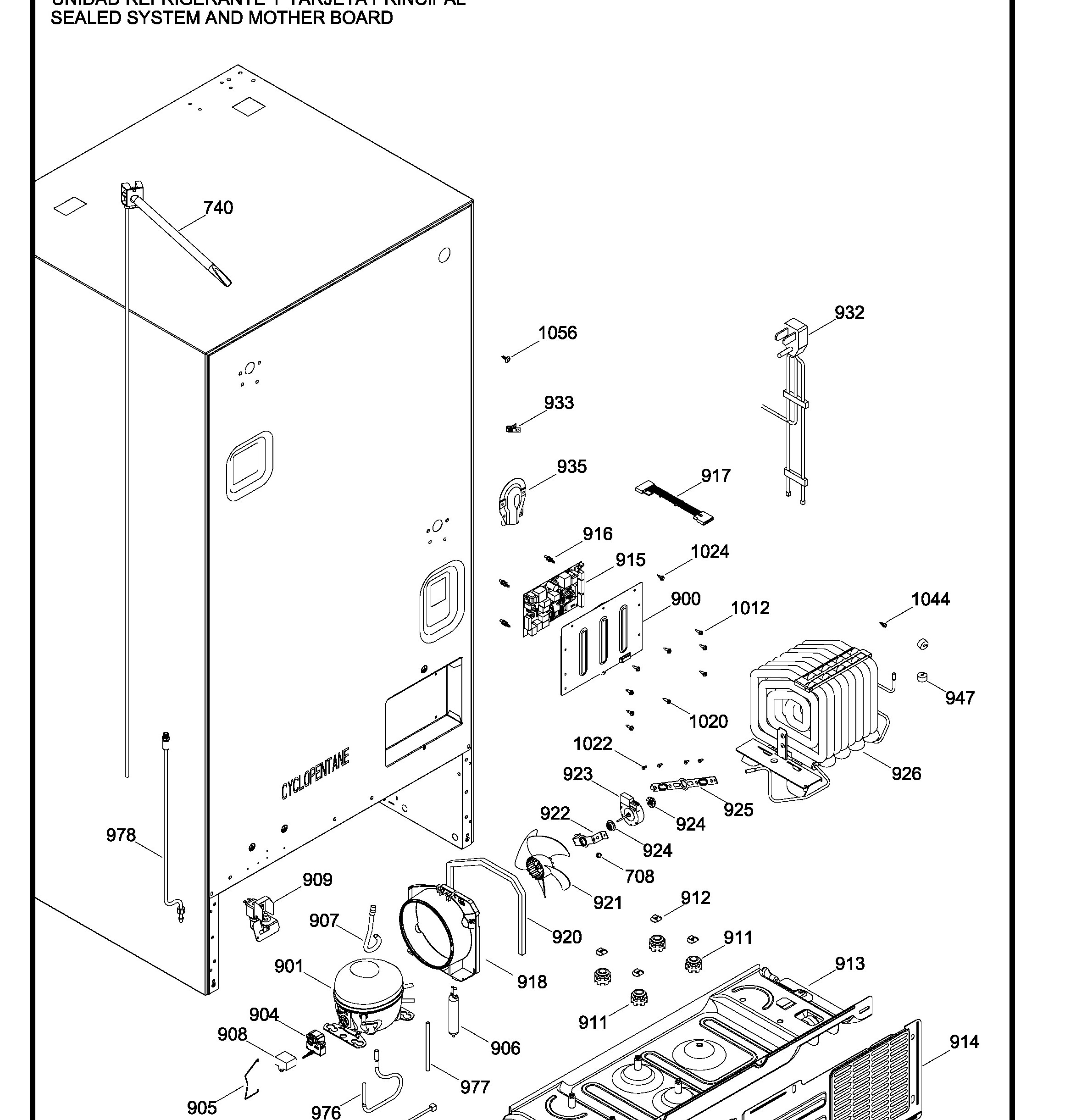 PDE21KGKAKWW Exploded View 8 appliance exploded-view parts diagram