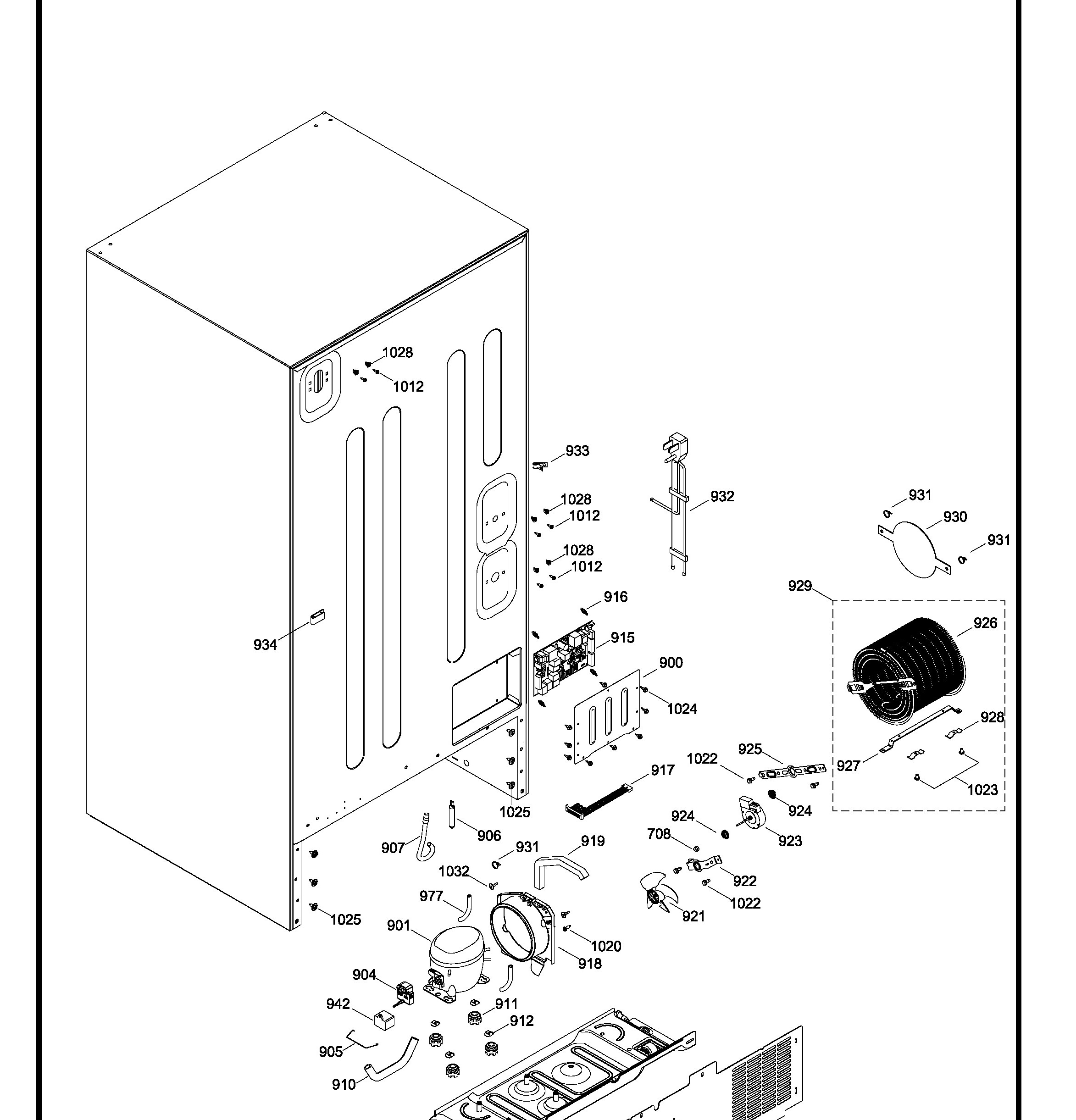 PDRS0MBXBRSS Exploded View 8 appliance exploded-view parts diagram