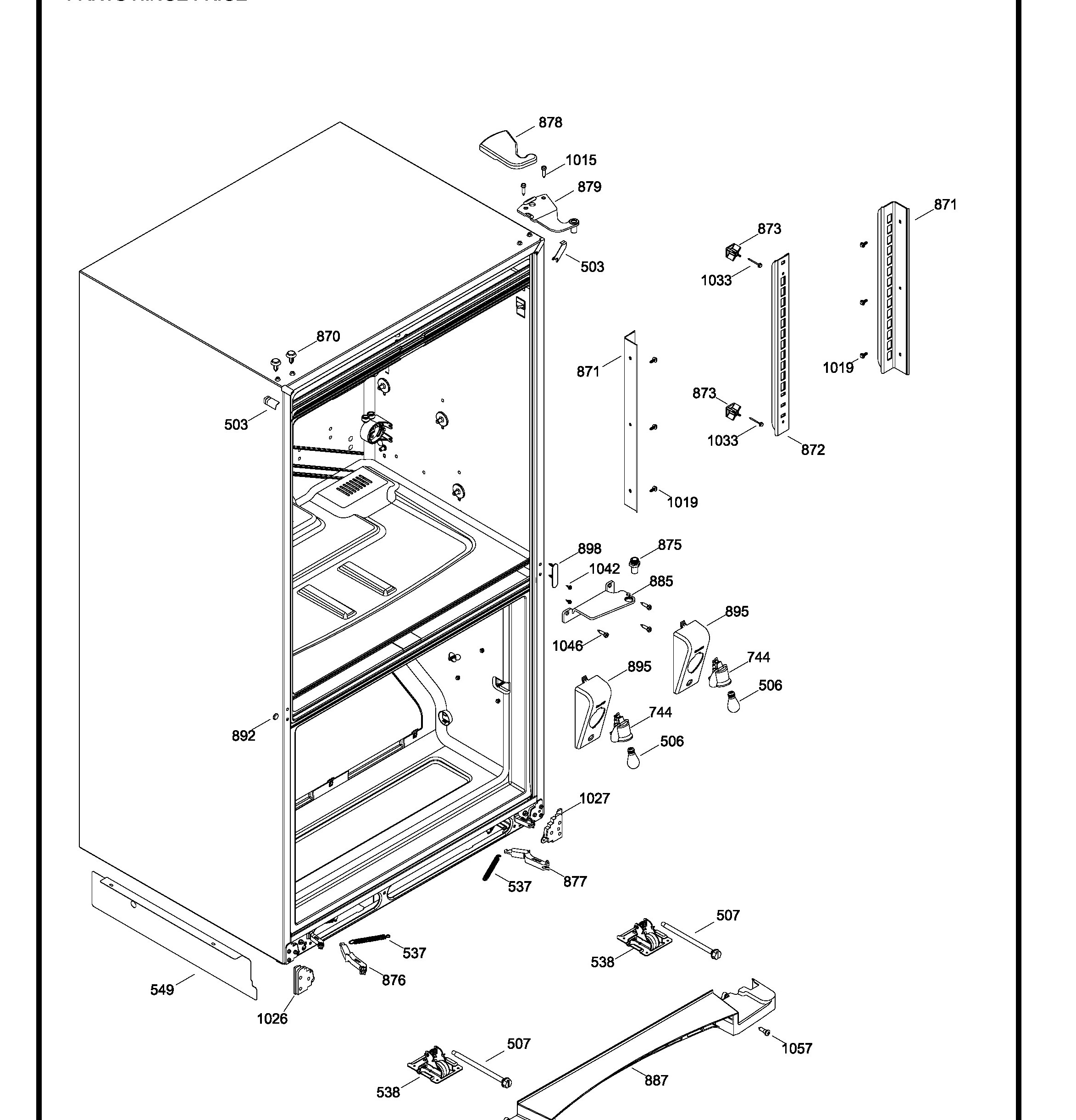 PDRS0MBXBRSS Exploded View 7 appliance exploded-view parts diagram