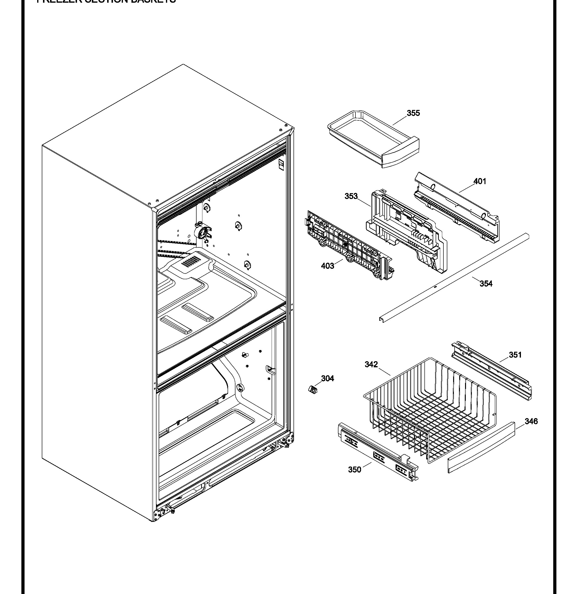 PFPS5MJZIDSS Exploded View 5 appliance exploded-view parts diagram
