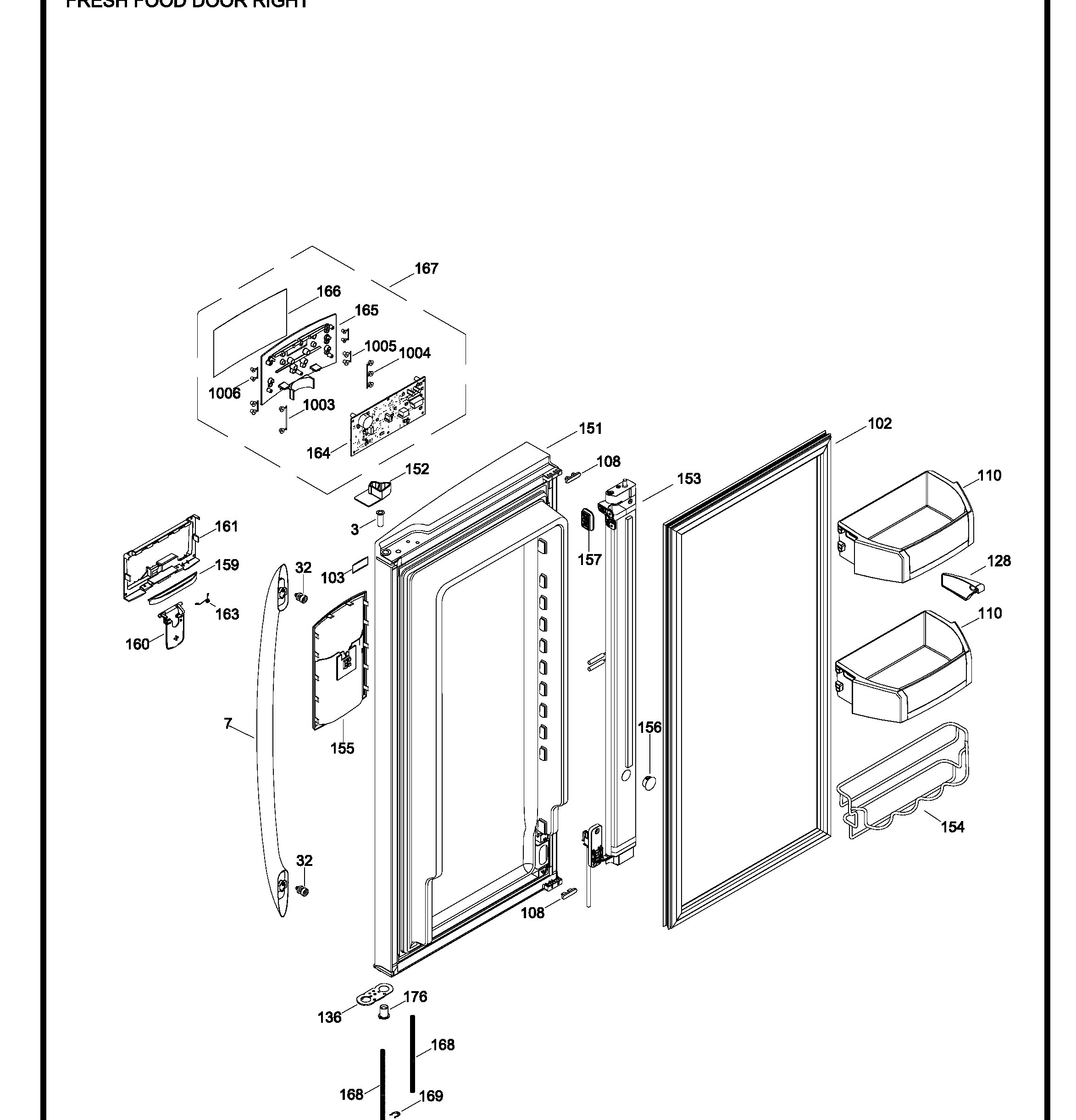 PFPS5MJZIDSS Exploded View 3 appliance exploded-view parts diagram