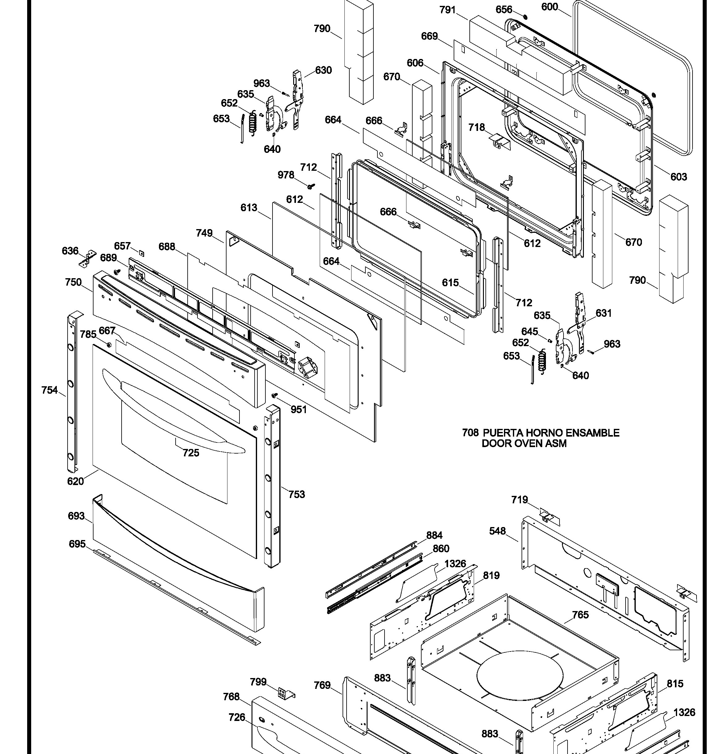 PGB910SEM4SS Exploded View 4 appliance exploded-view parts diagram