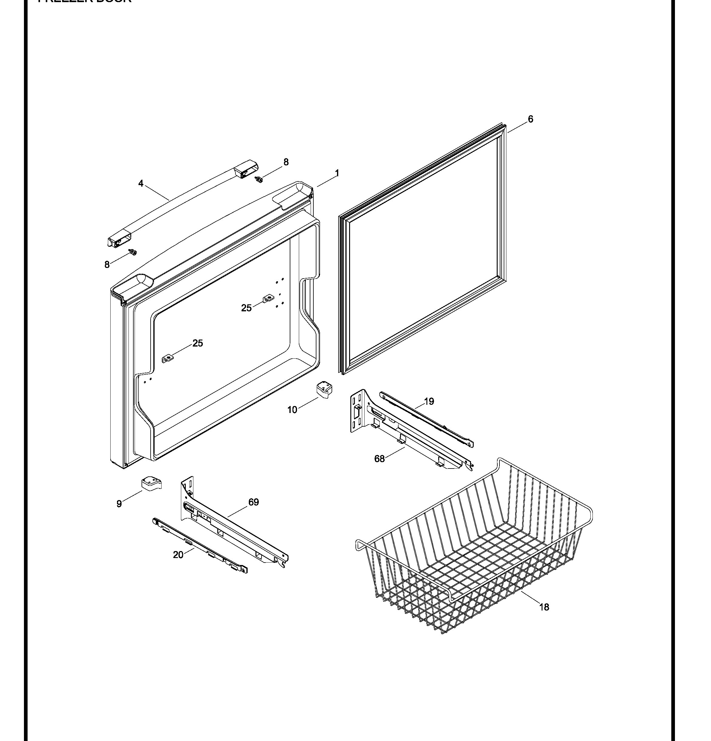 PNR20KSEAFES Exploded View 1 appliance exploded-view parts diagram