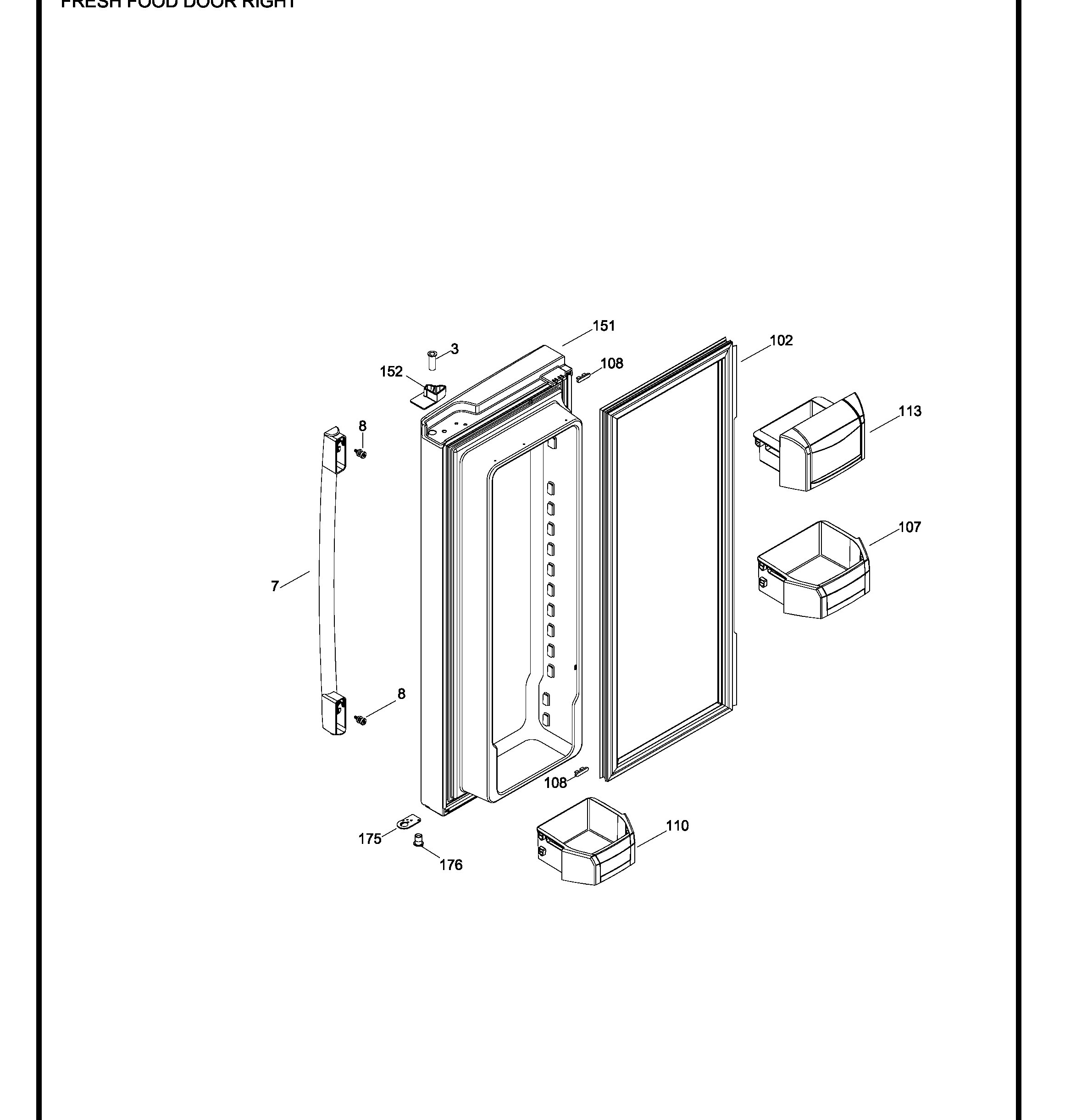 PNR20KSEAFES Exploded View 5 appliance exploded-view parts diagram