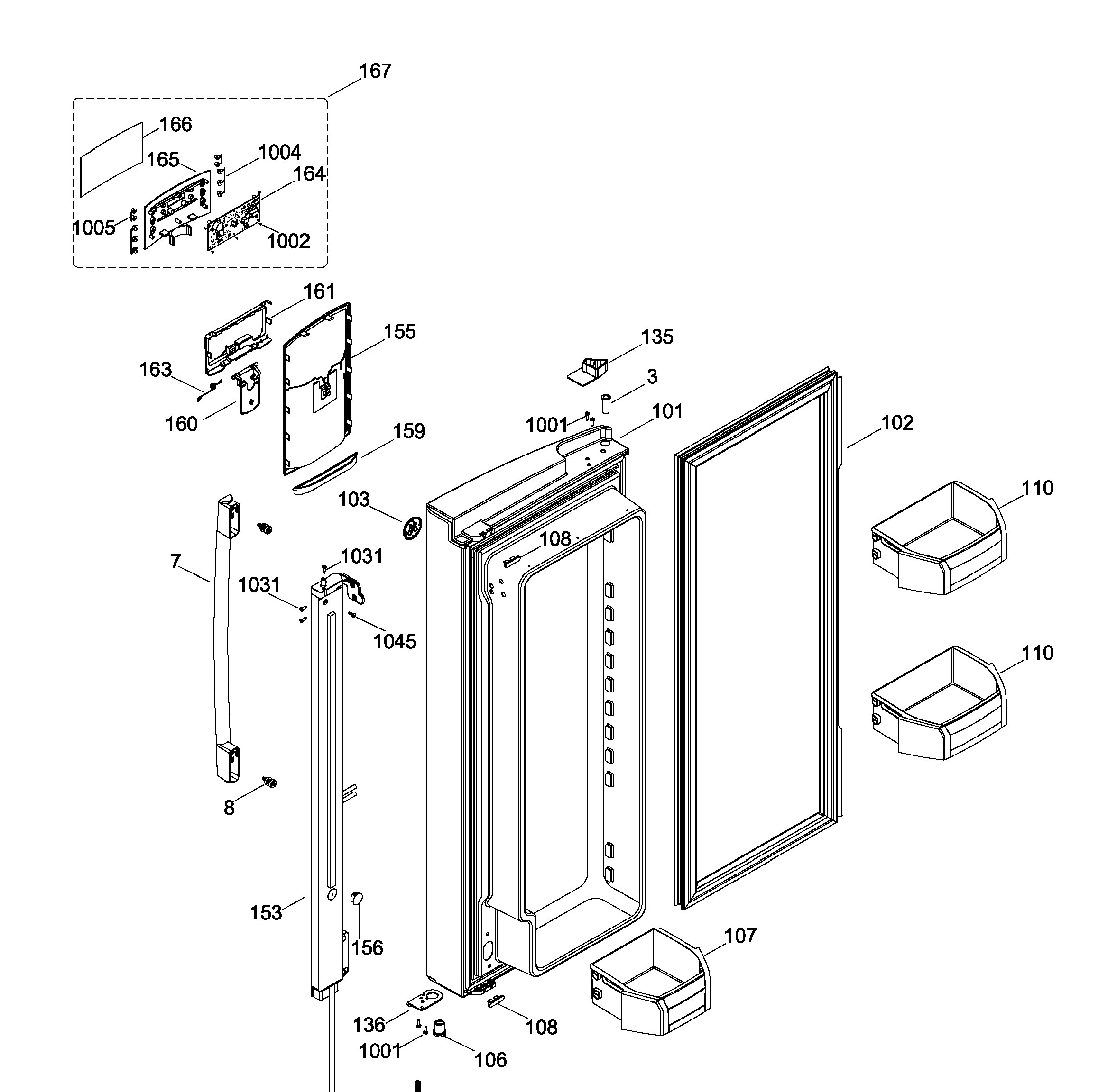 PNR20KSEAFES Exploded View 2 appliance exploded-view parts diagram