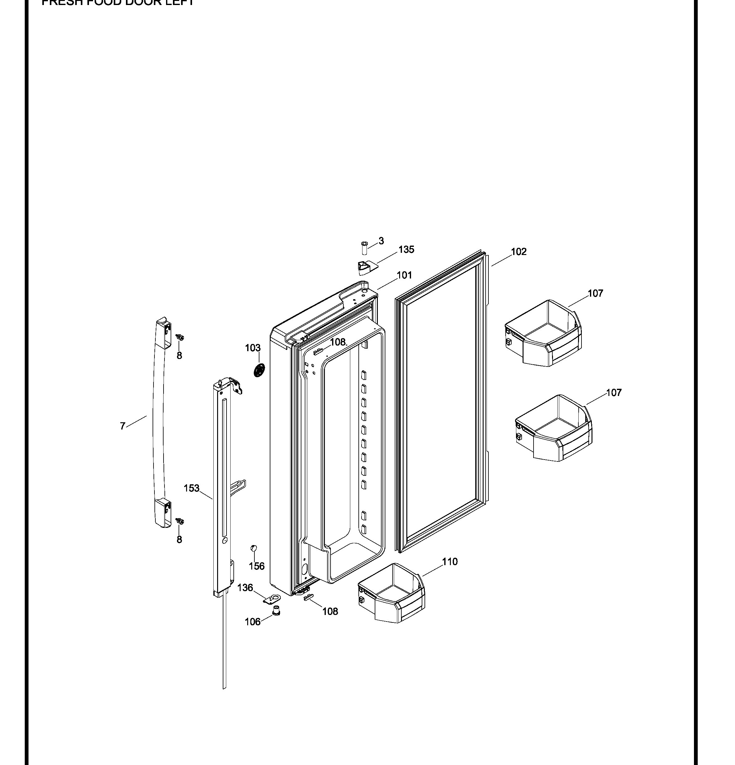 PNR20KSEAFES Exploded View 4 appliance exploded-view parts diagram