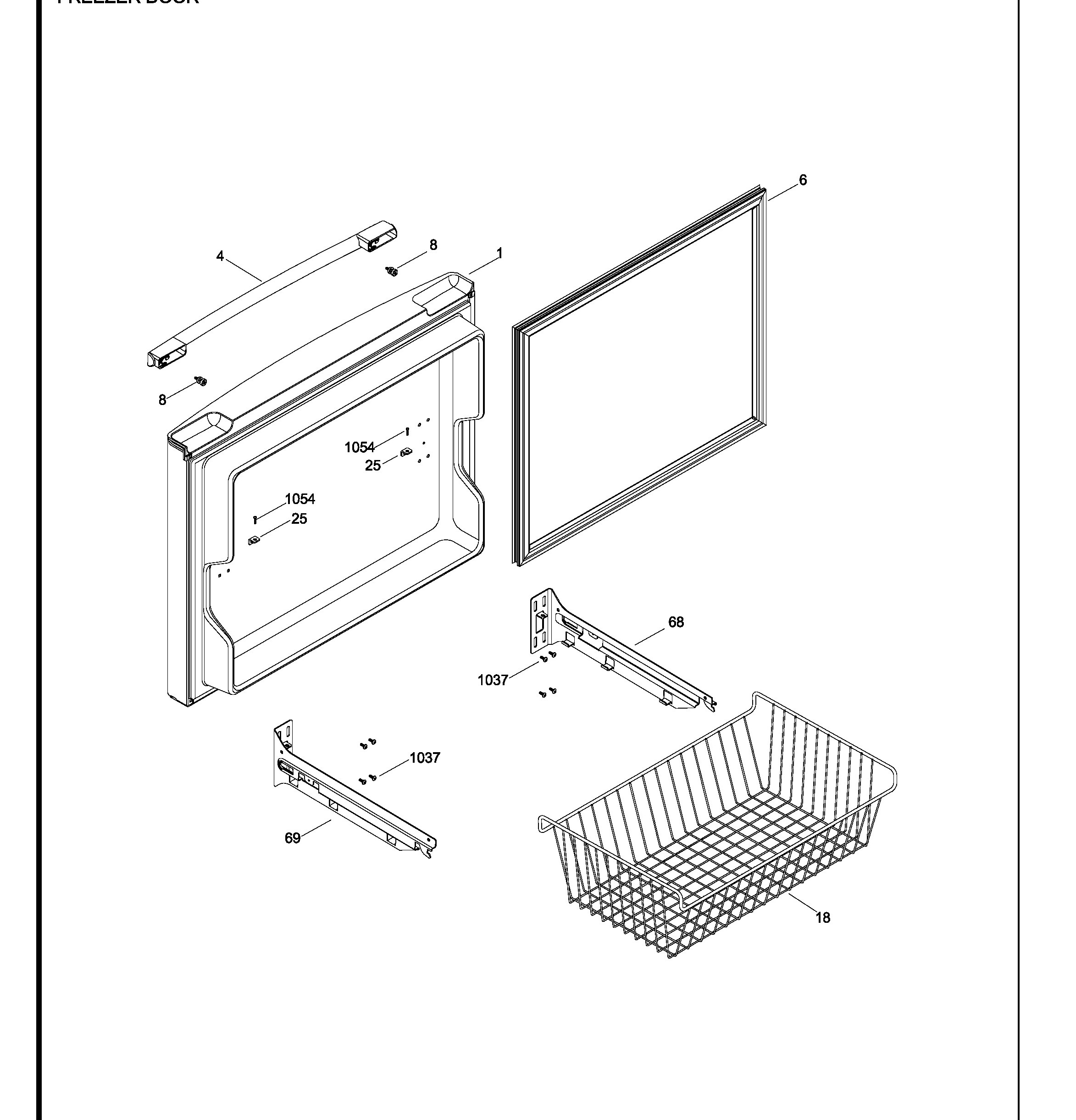 PNR20KSEBFES Exploded View 1 appliance exploded-view parts diagram