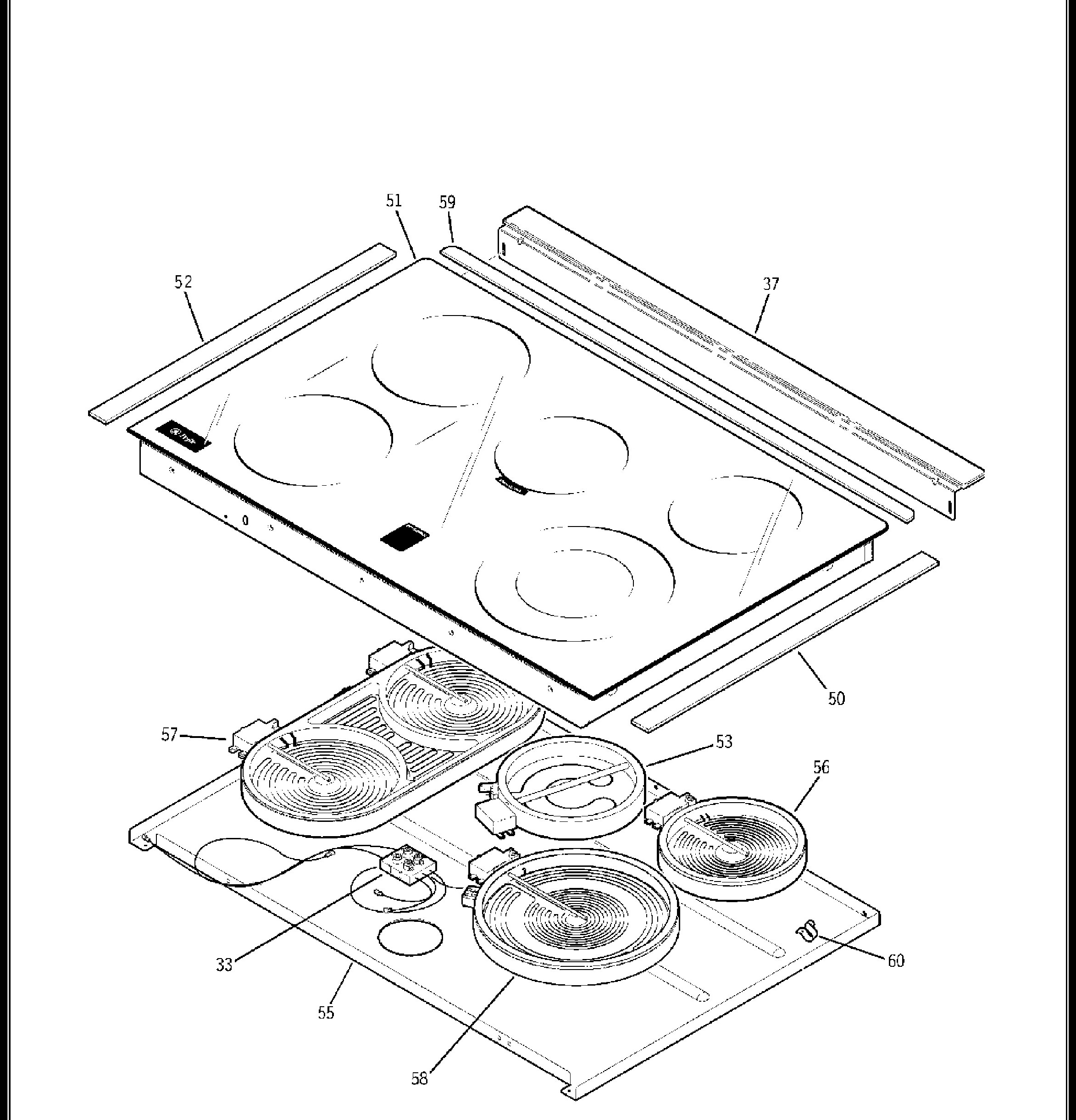 PS905DP2BB Exploded View 2 appliance exploded-view parts diagram