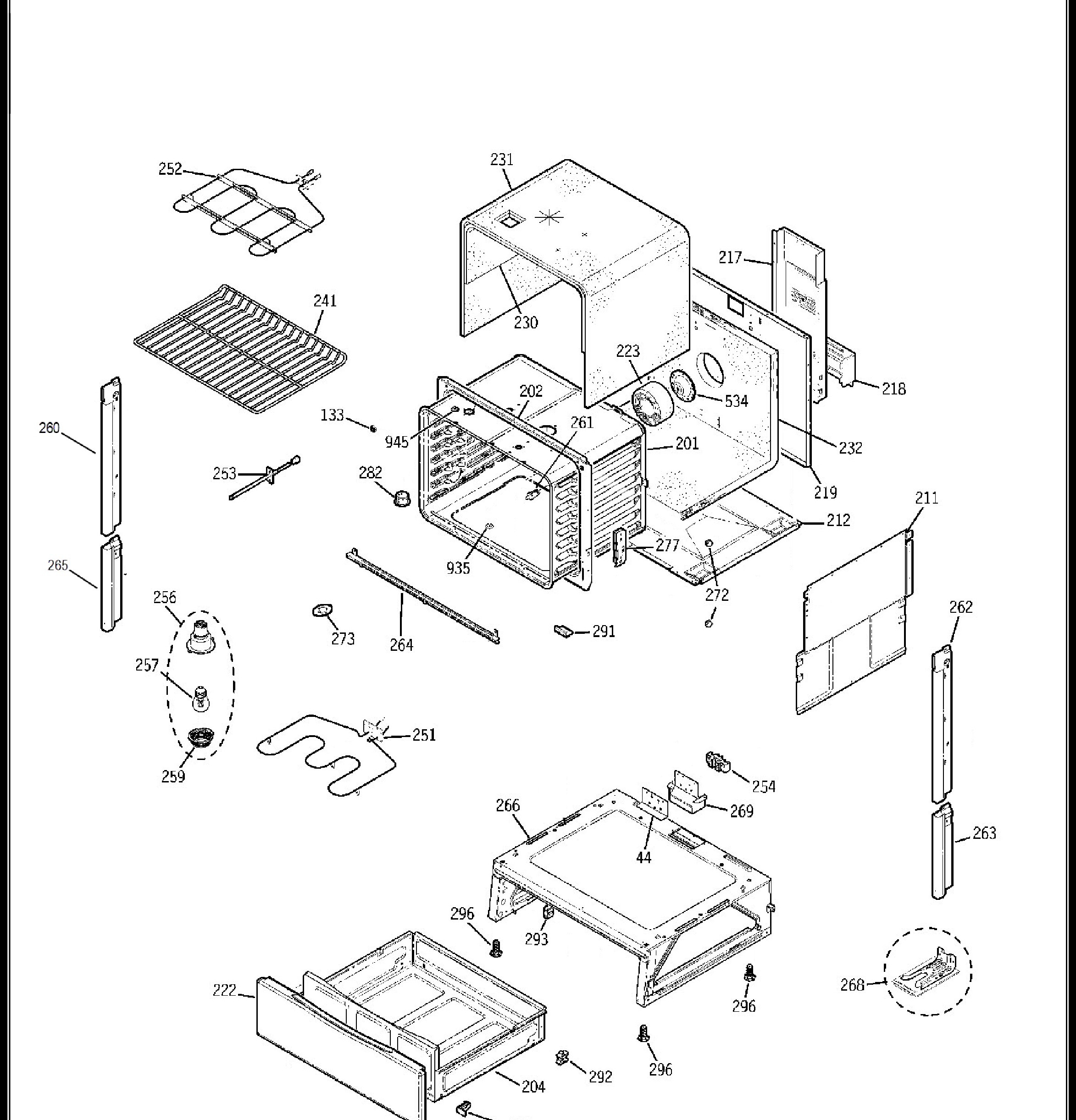 PS905SP1SS Exploded View 3 appliance exploded-view parts diagram