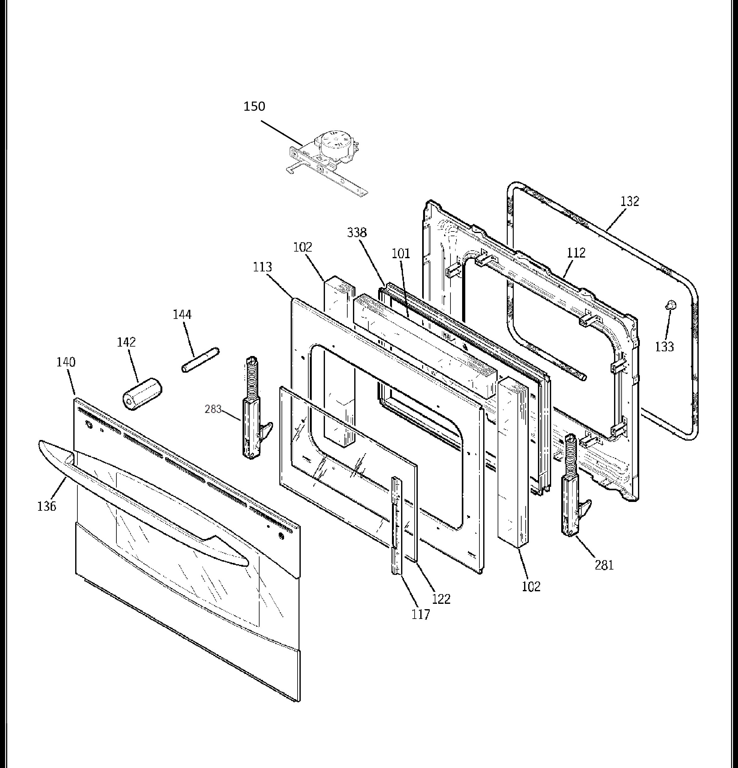 PS905SP1SS Exploded View 4 appliance exploded-view parts diagram