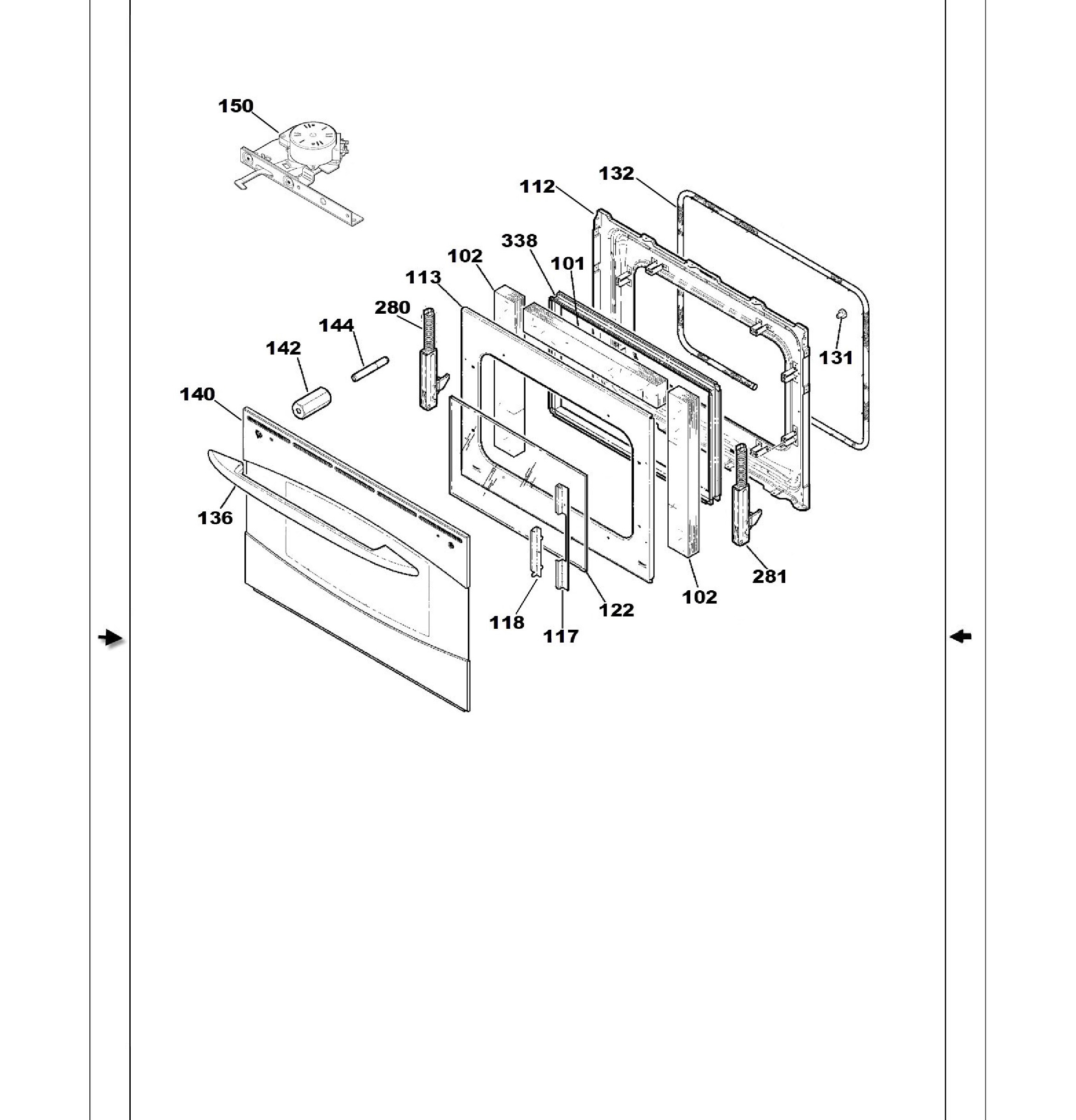 PS905SP2SS Exploded View 5 appliance exploded-view parts diagram