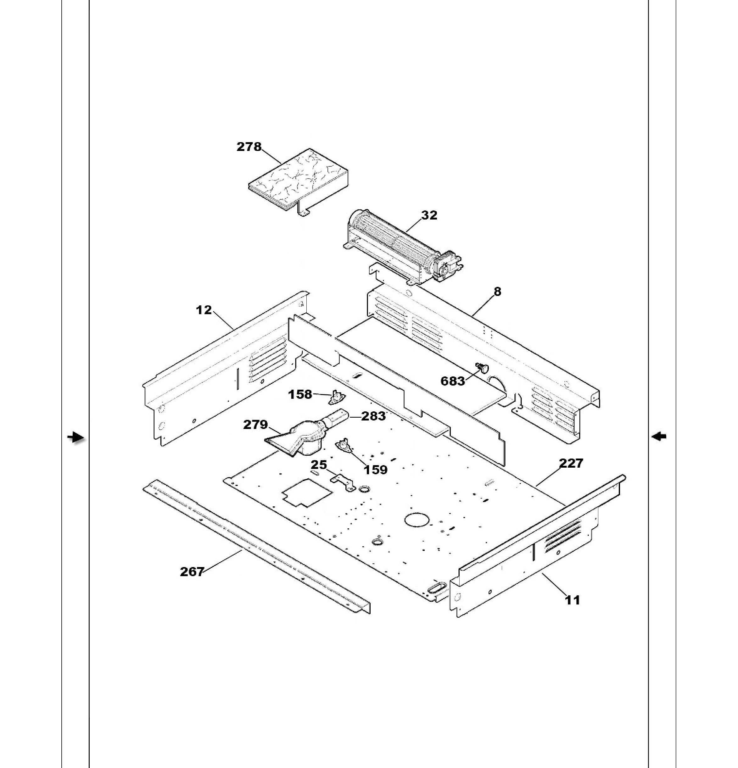 PS905SP2SS Exploded View 3 appliance exploded-view parts diagram