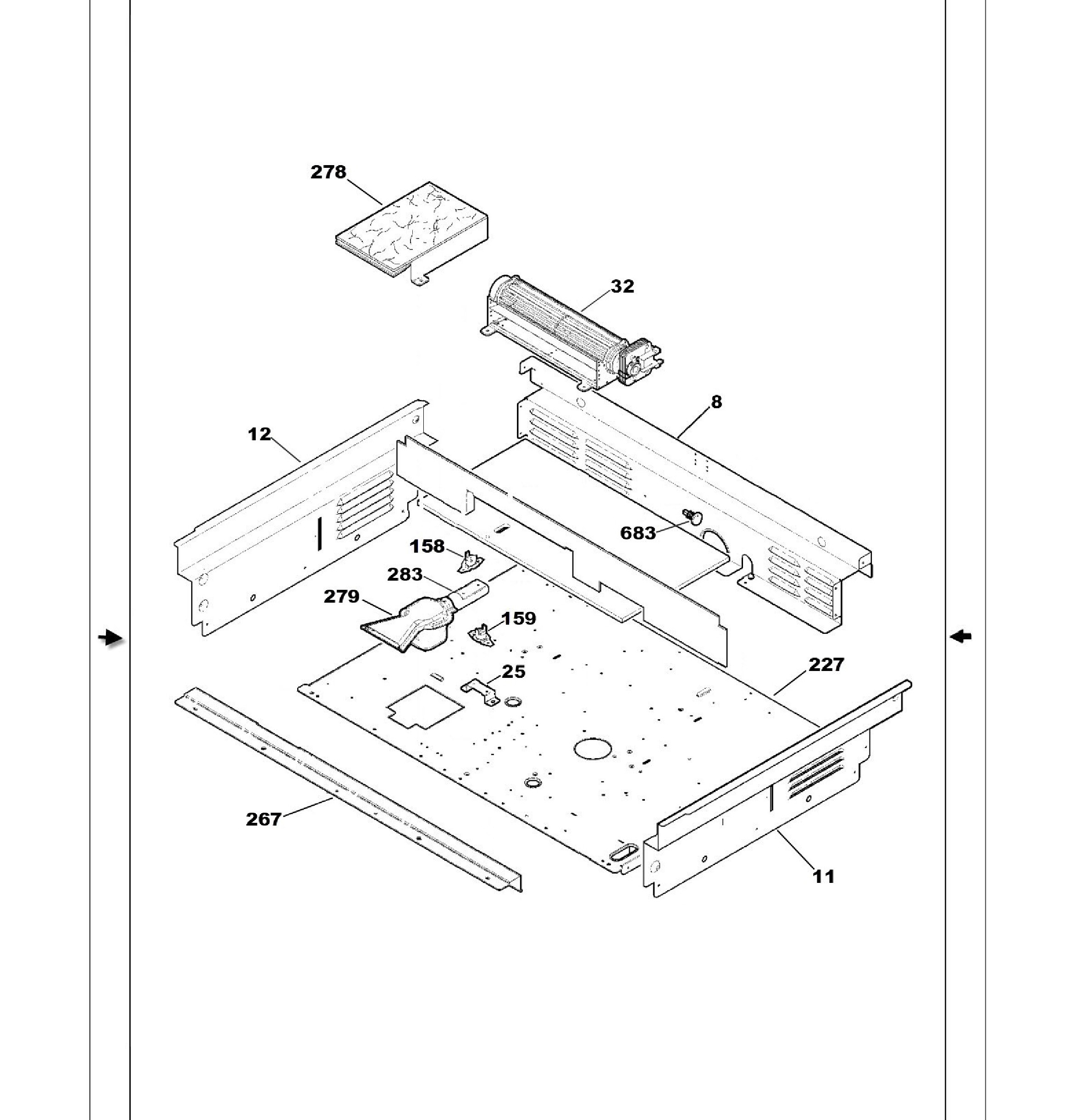 PS905TP2WW Exploded View 3 appliance exploded-view parts diagram