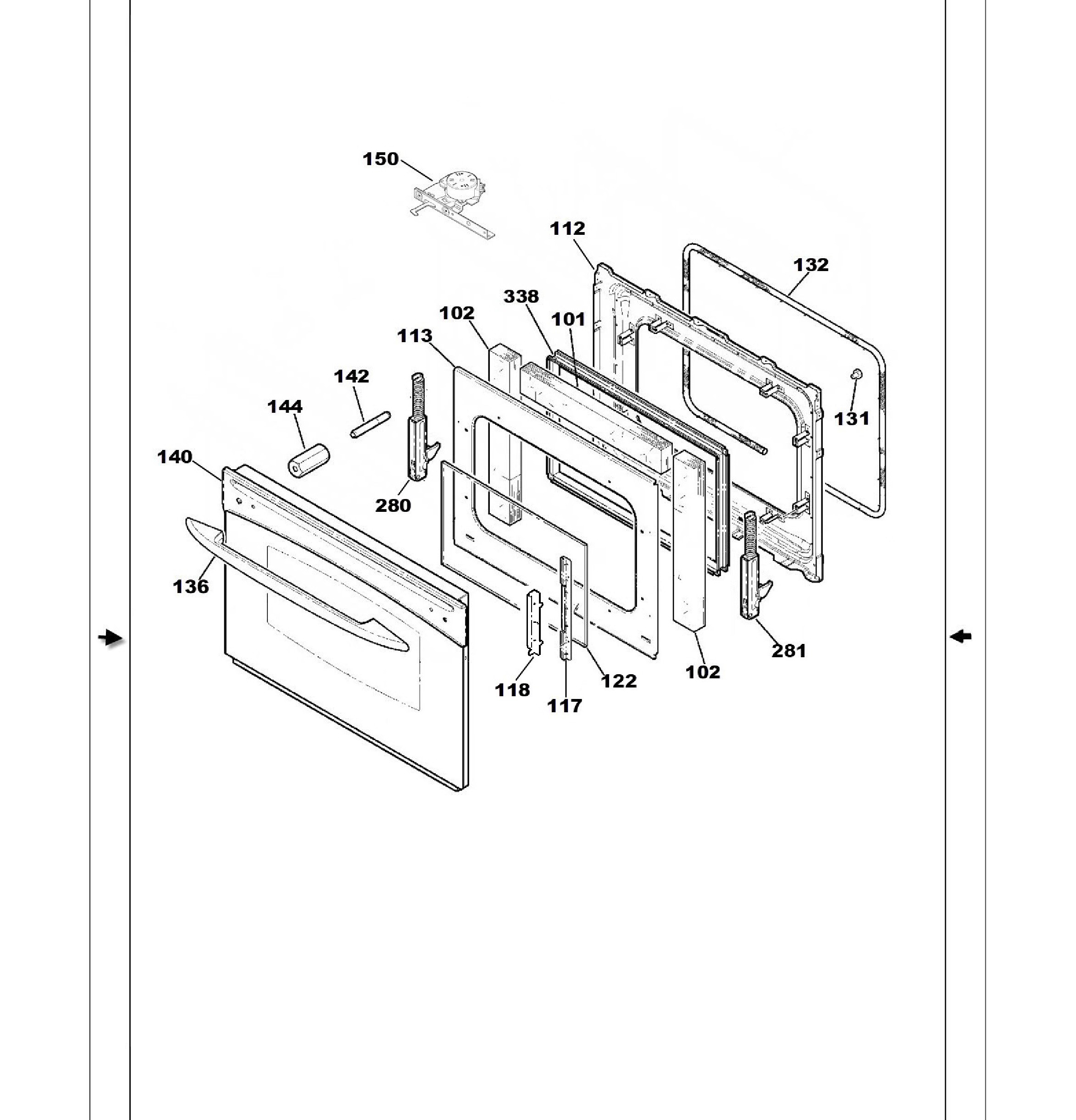 PS905TP2WW Exploded View 5 appliance exploded-view parts diagram