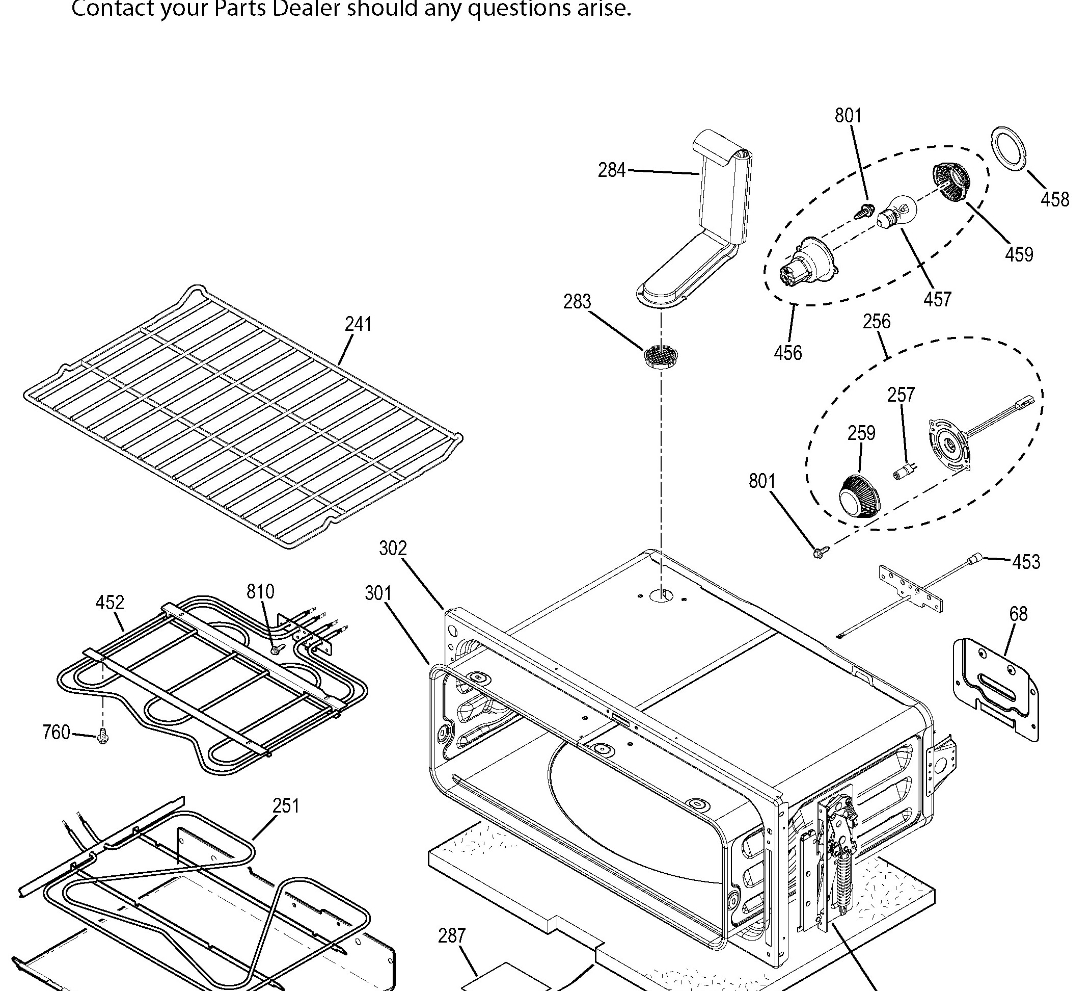 PS950SF3SS Exploded View 3 appliance exploded-view parts diagram