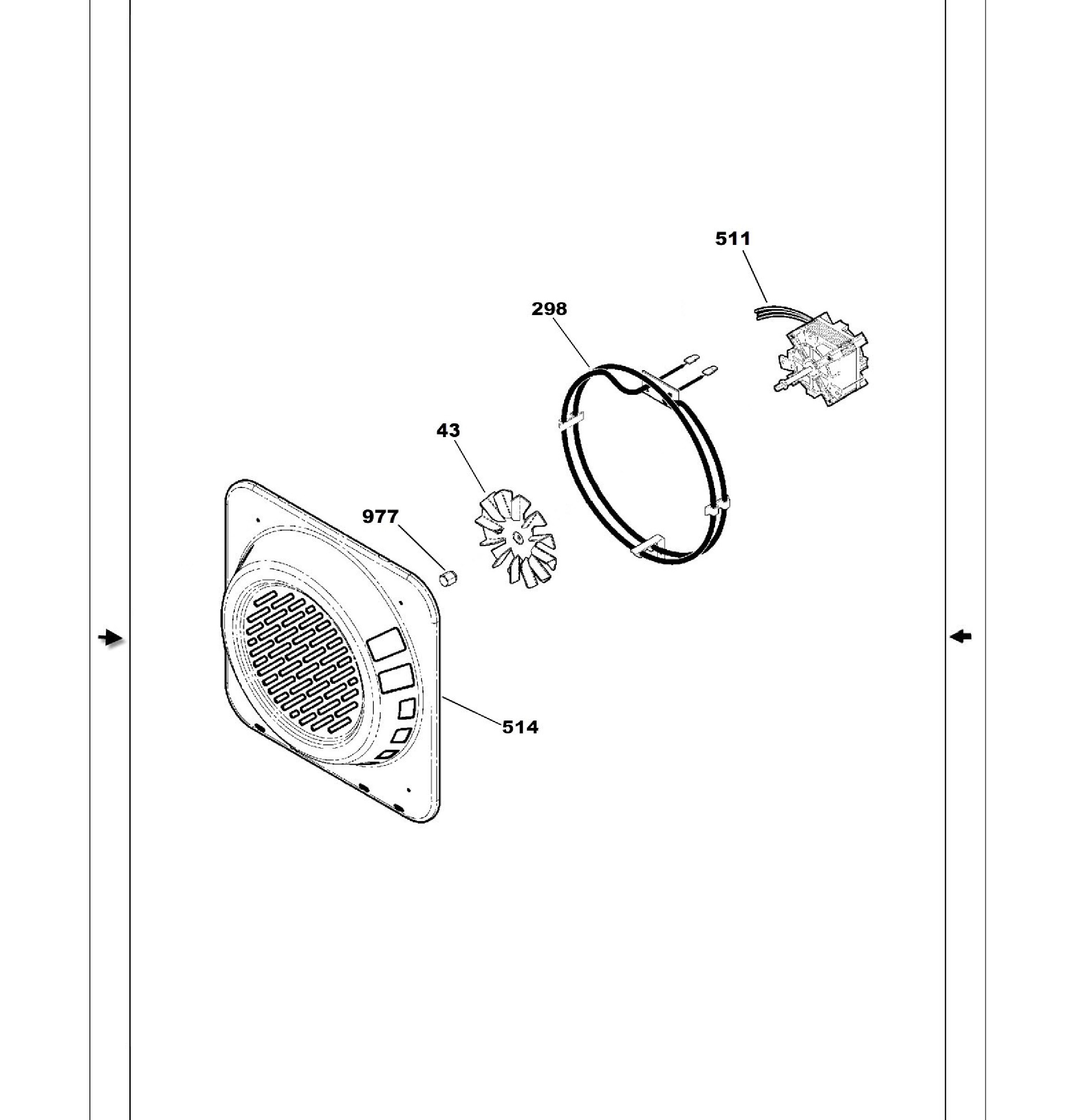 PS968SP1SS Exploded View 4 appliance exploded-view parts diagram