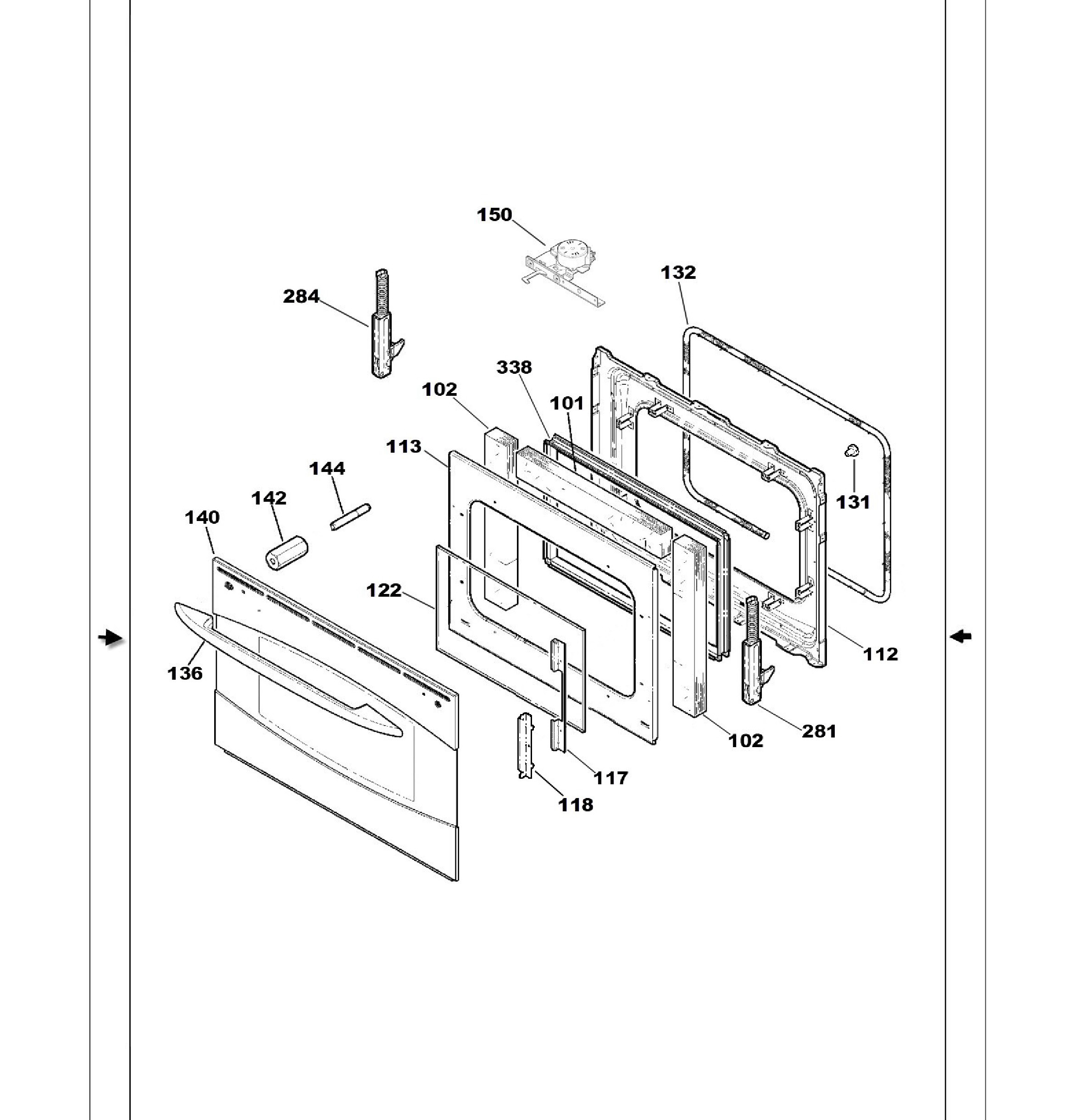 PS968SP2SS Exploded View 6 appliance exploded-view parts diagram