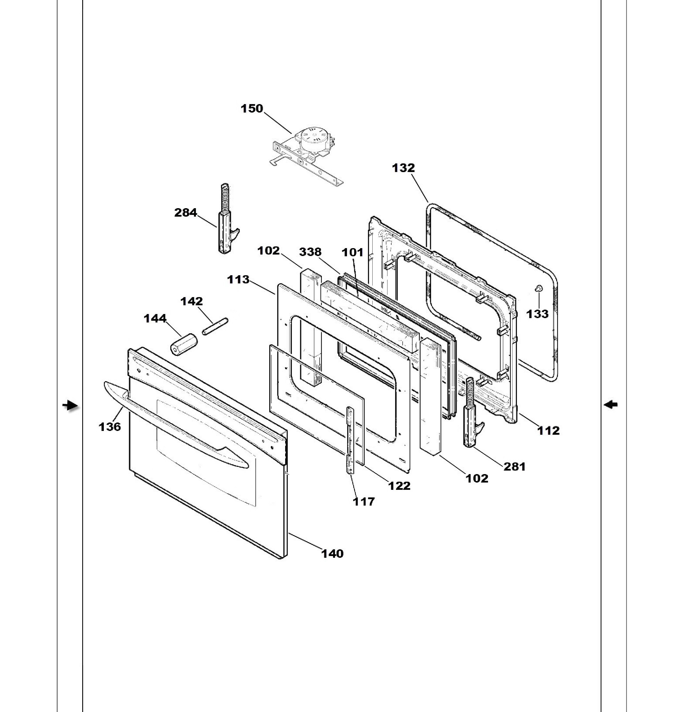 PS968TP1WW Exploded View 6 appliance exploded-view parts diagram