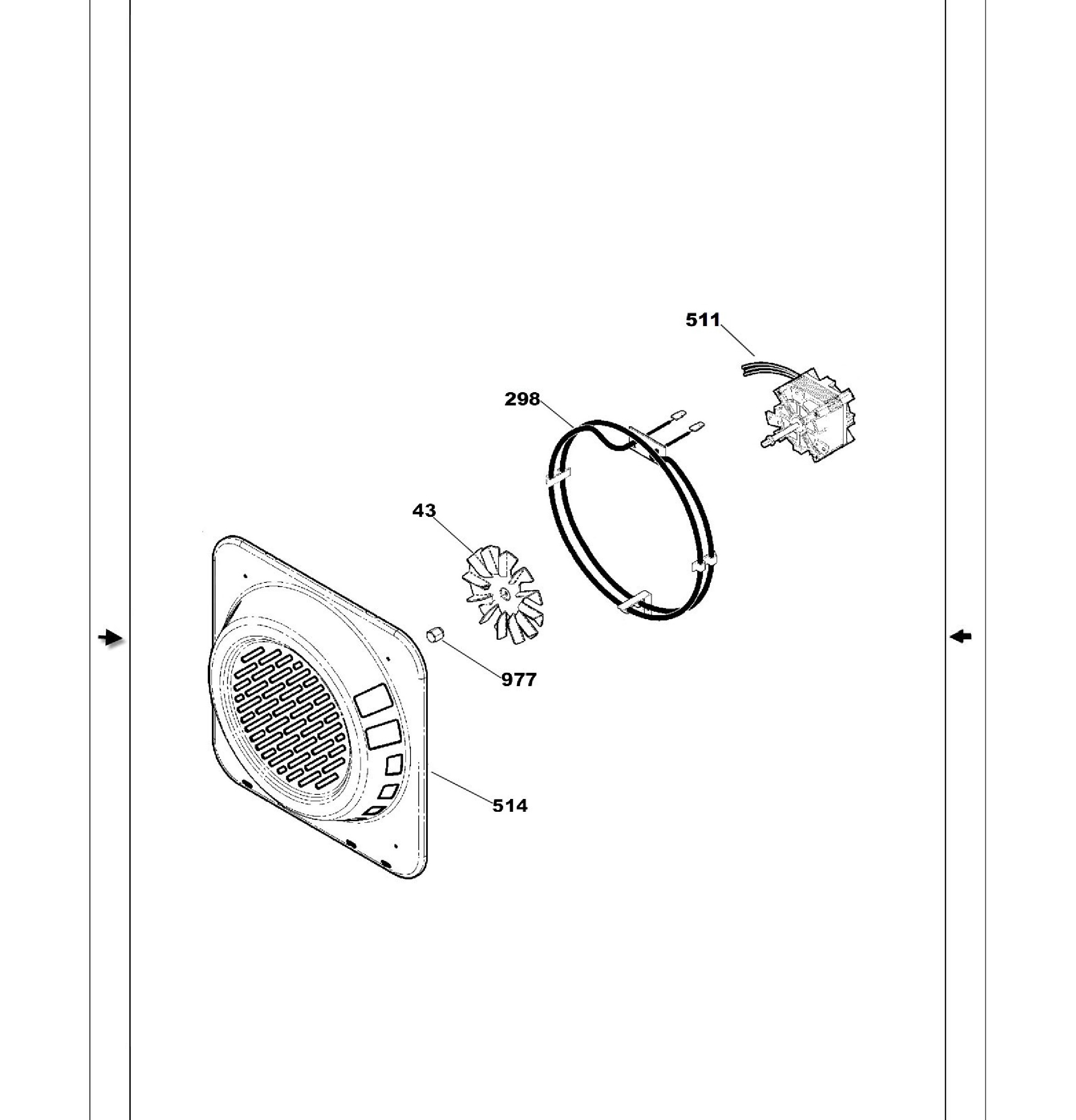 PS968TP1WW Exploded View 4 appliance exploded-view parts diagram