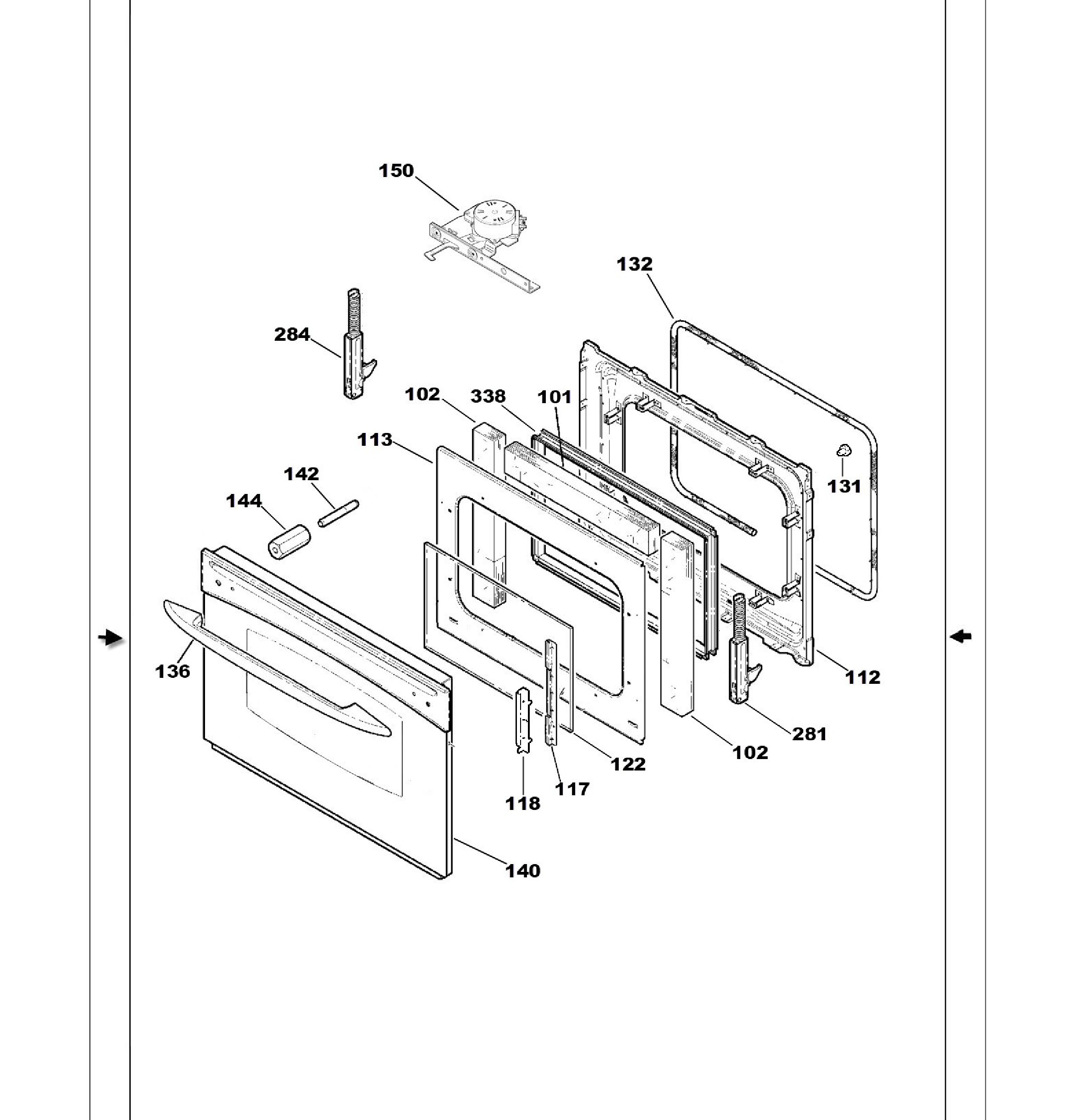 PS968TP2WW Exploded View 6 appliance exploded-view parts diagram