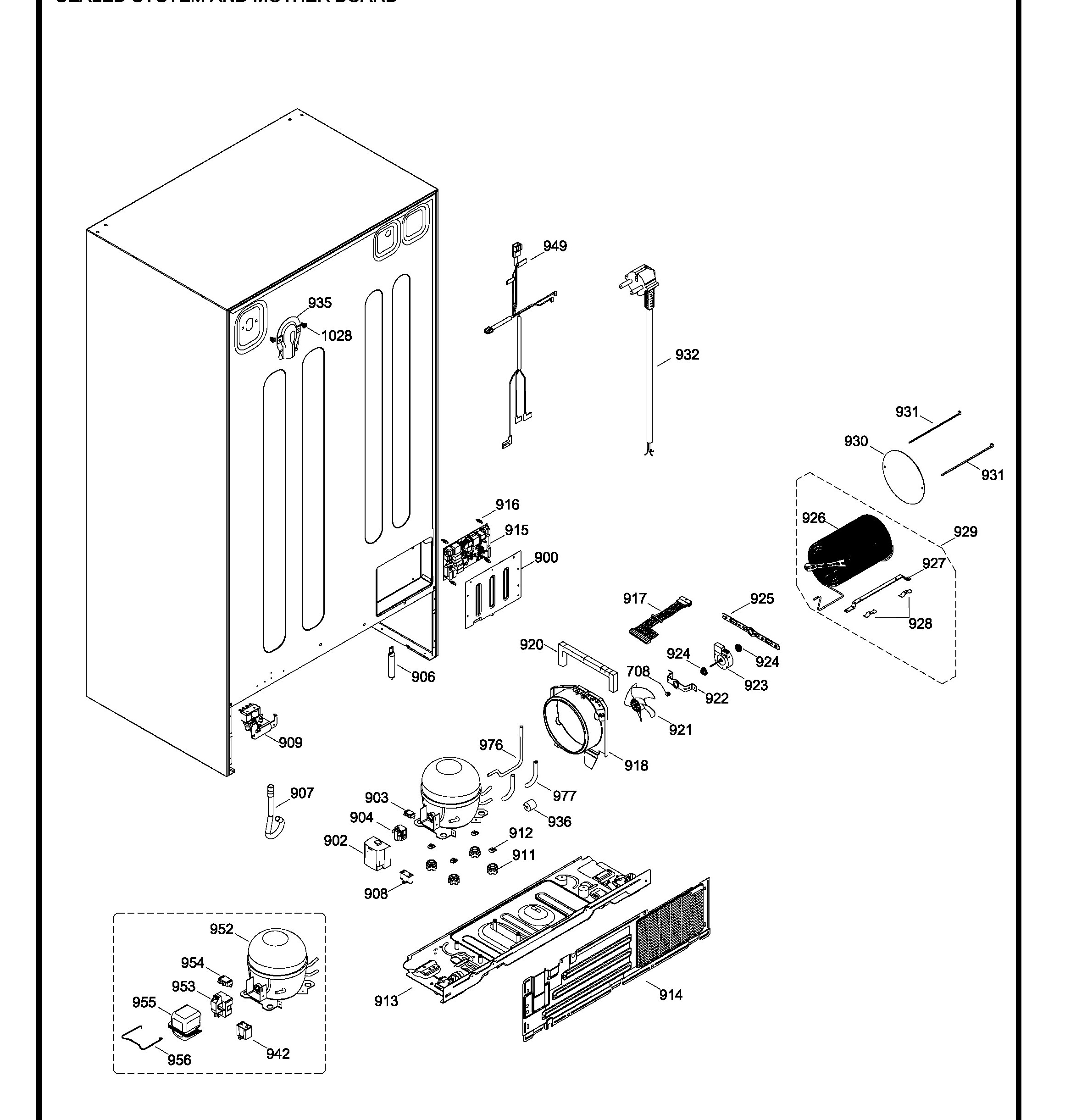 PSK27TGXBCCC Exploded View 9 appliance exploded-view parts diagram
