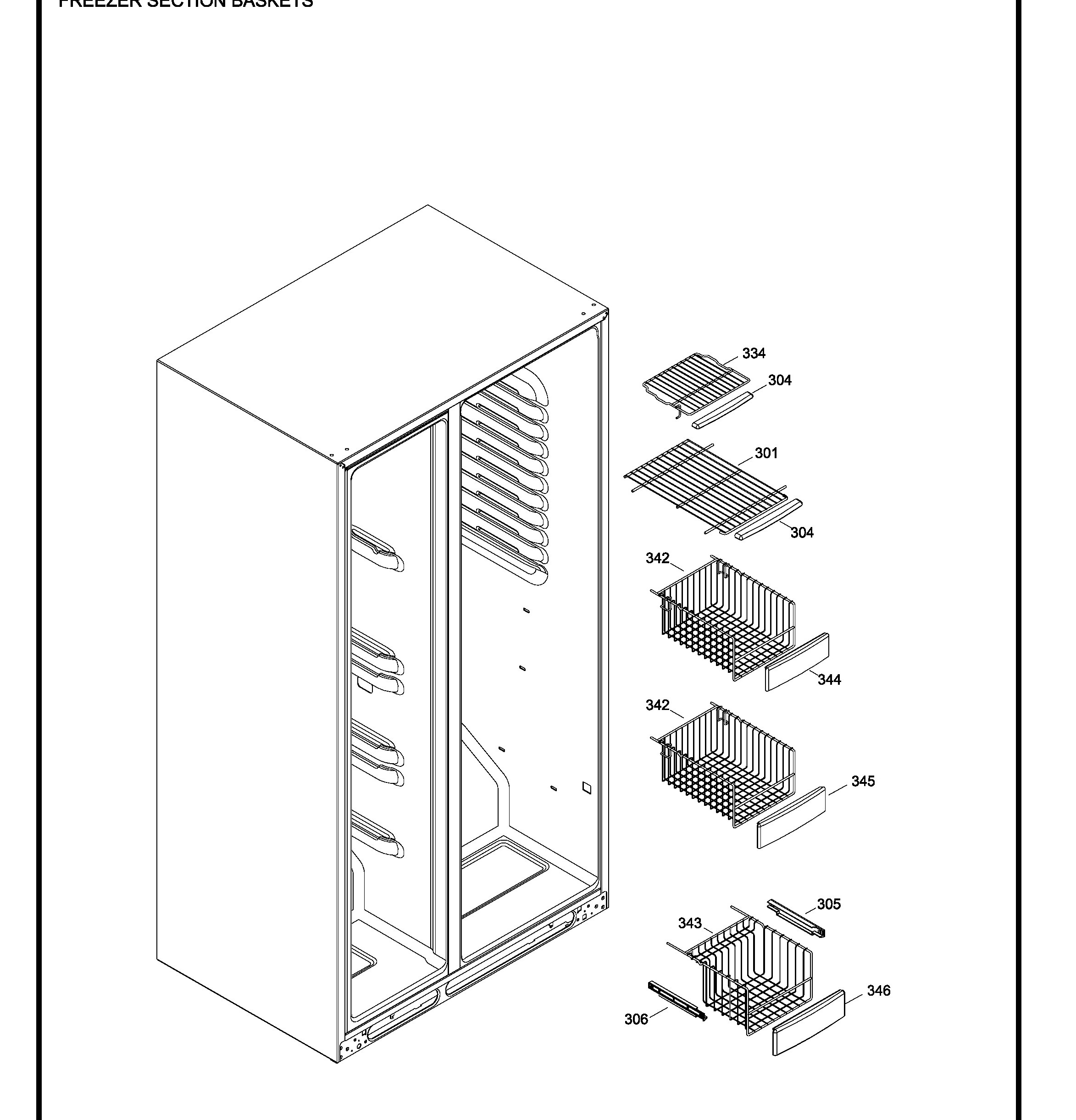 PSK27TGXBCCC Exploded View 4 appliance exploded-view parts diagram