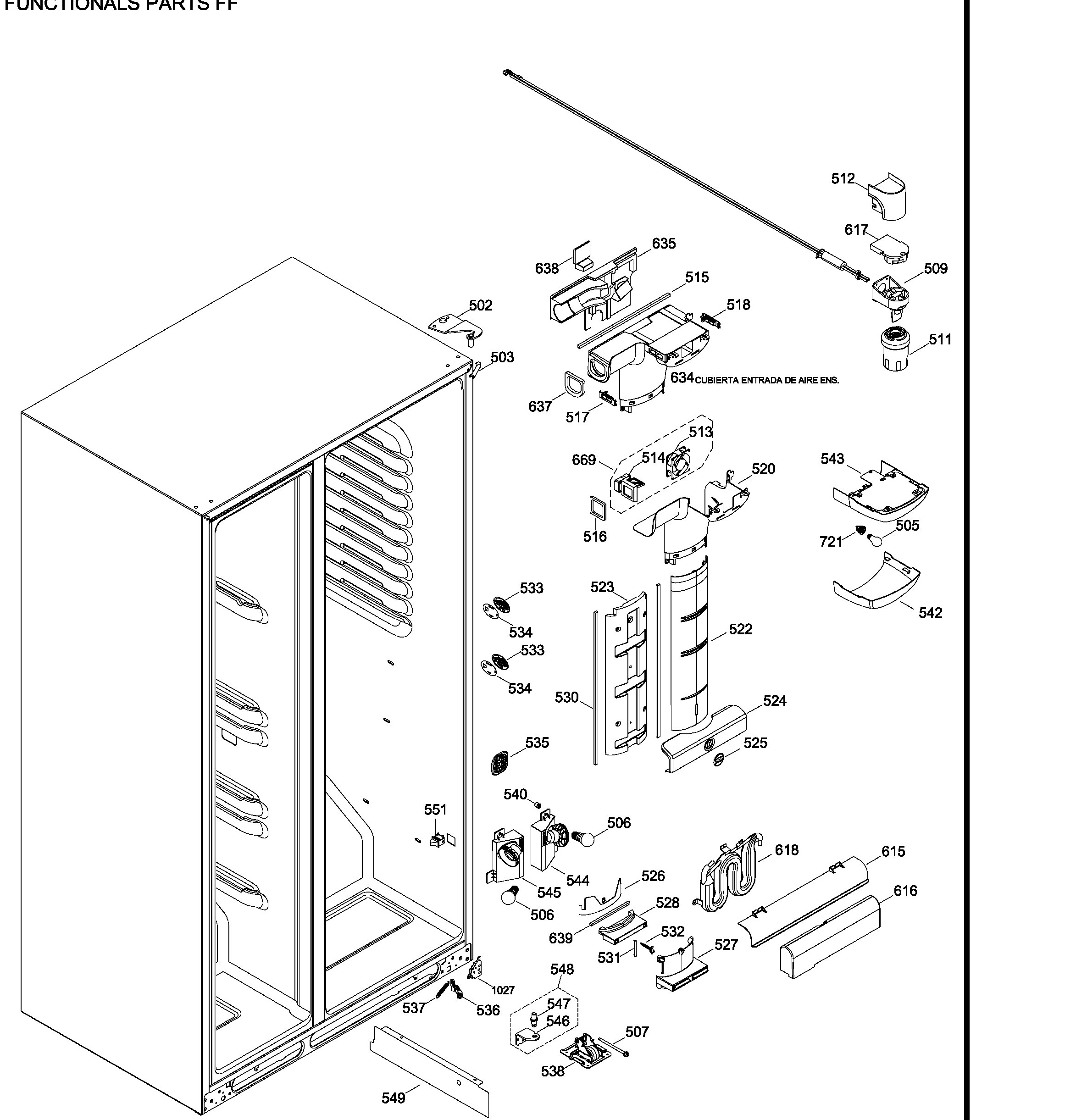 PSK27TGXBCCC Exploded View 6 appliance exploded-view parts diagram