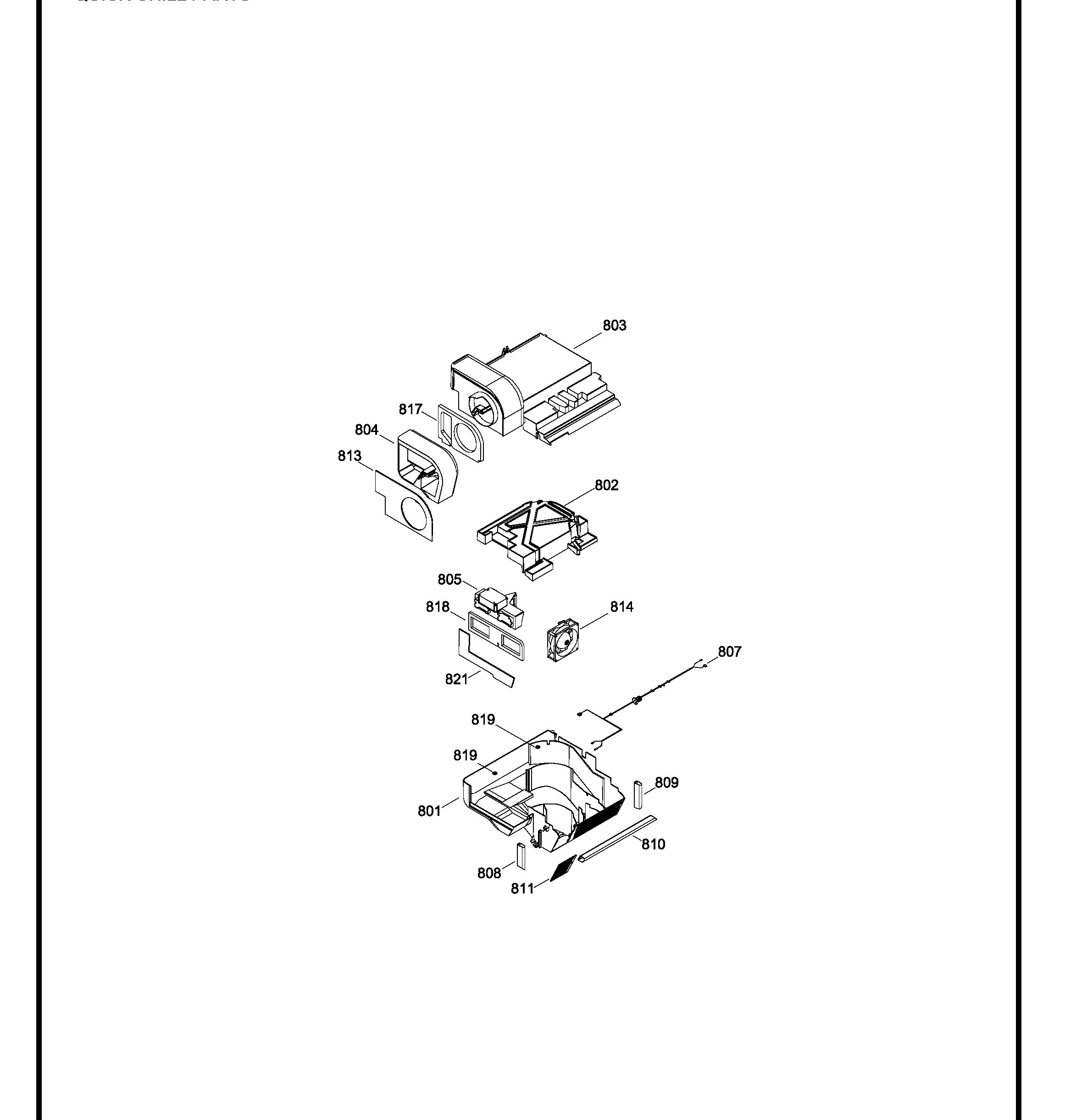 PSK27THXACCC Exploded View 8 appliance exploded-view parts diagram