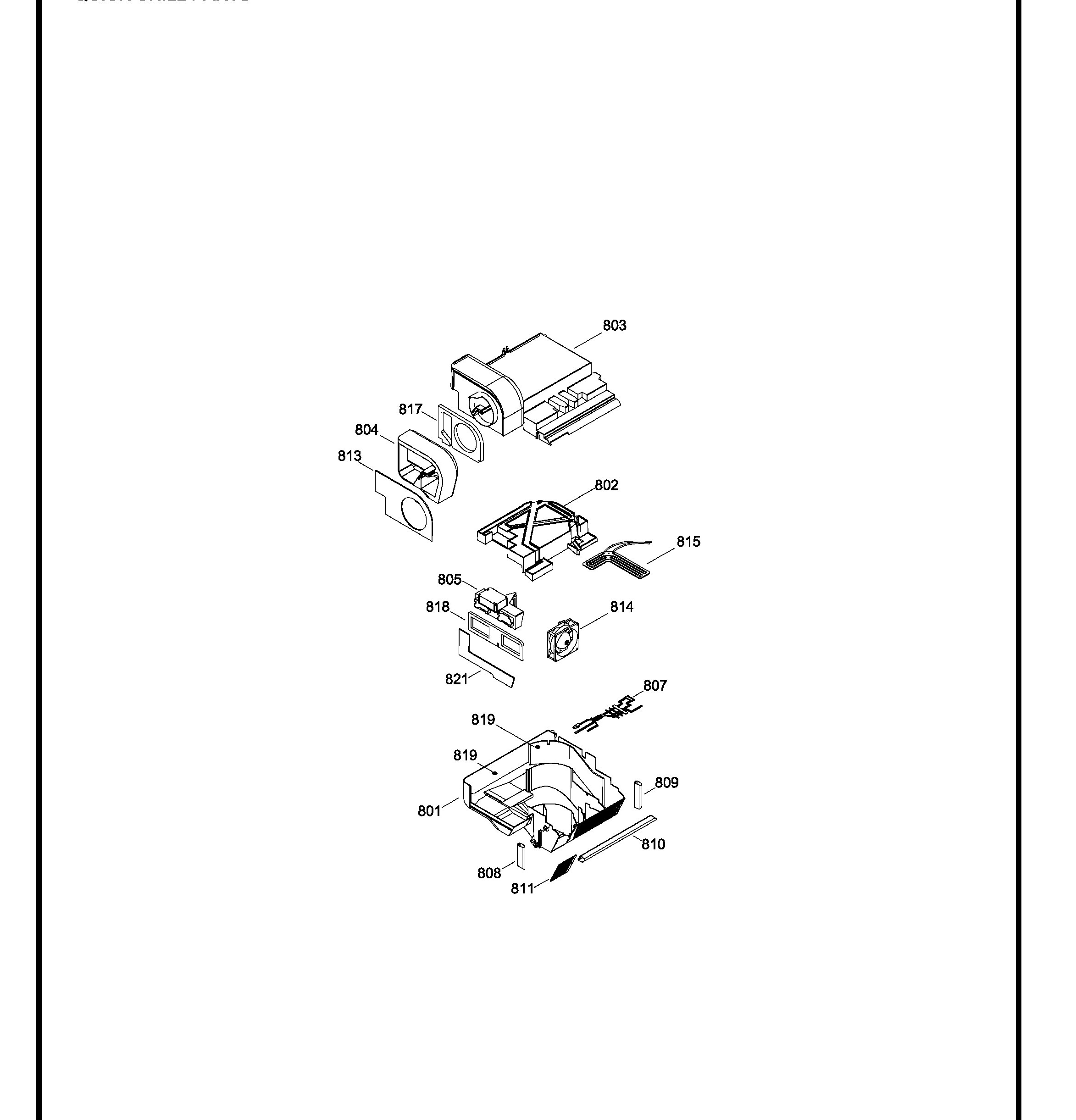 PSK29VHXACCC Exploded View 8 appliance exploded-view parts diagram