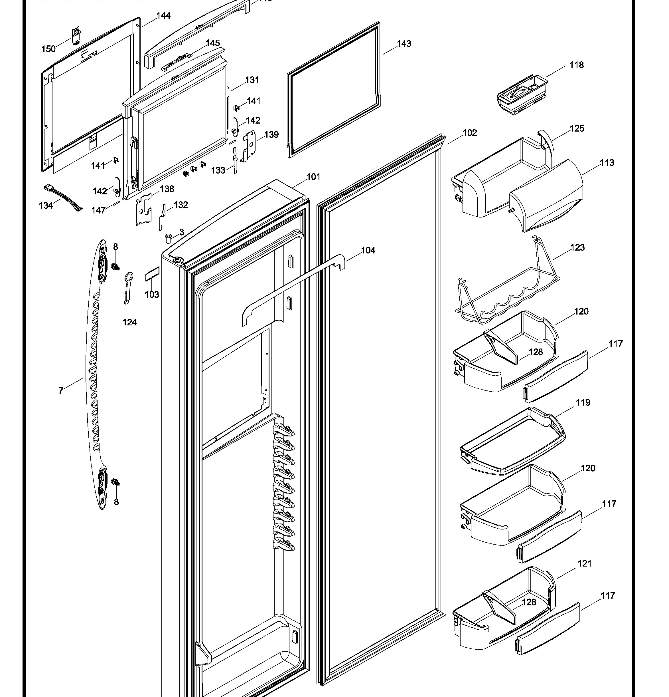 PSK29VHXACCC Exploded View 2 appliance exploded-view parts diagram