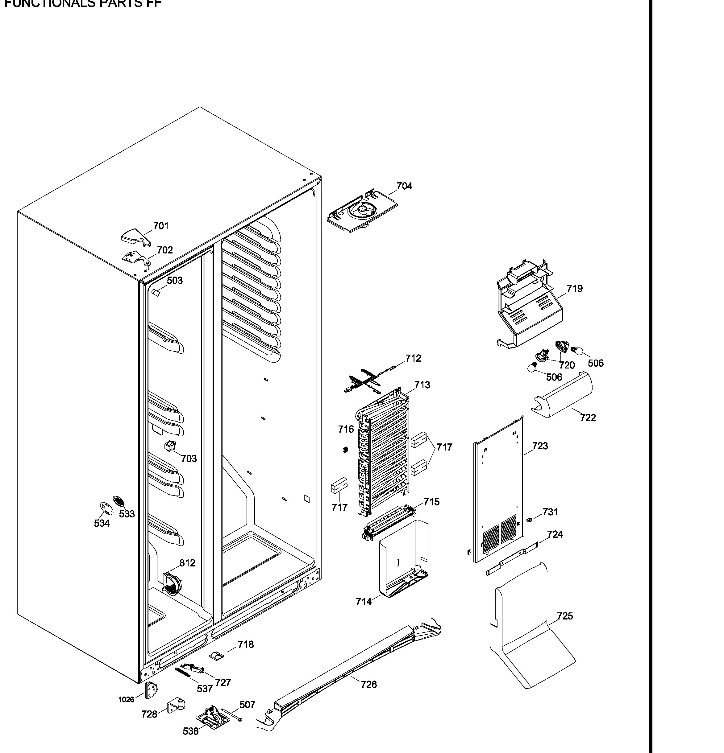 PSK29VHXACCC Exploded View 7 appliance exploded-view parts diagram