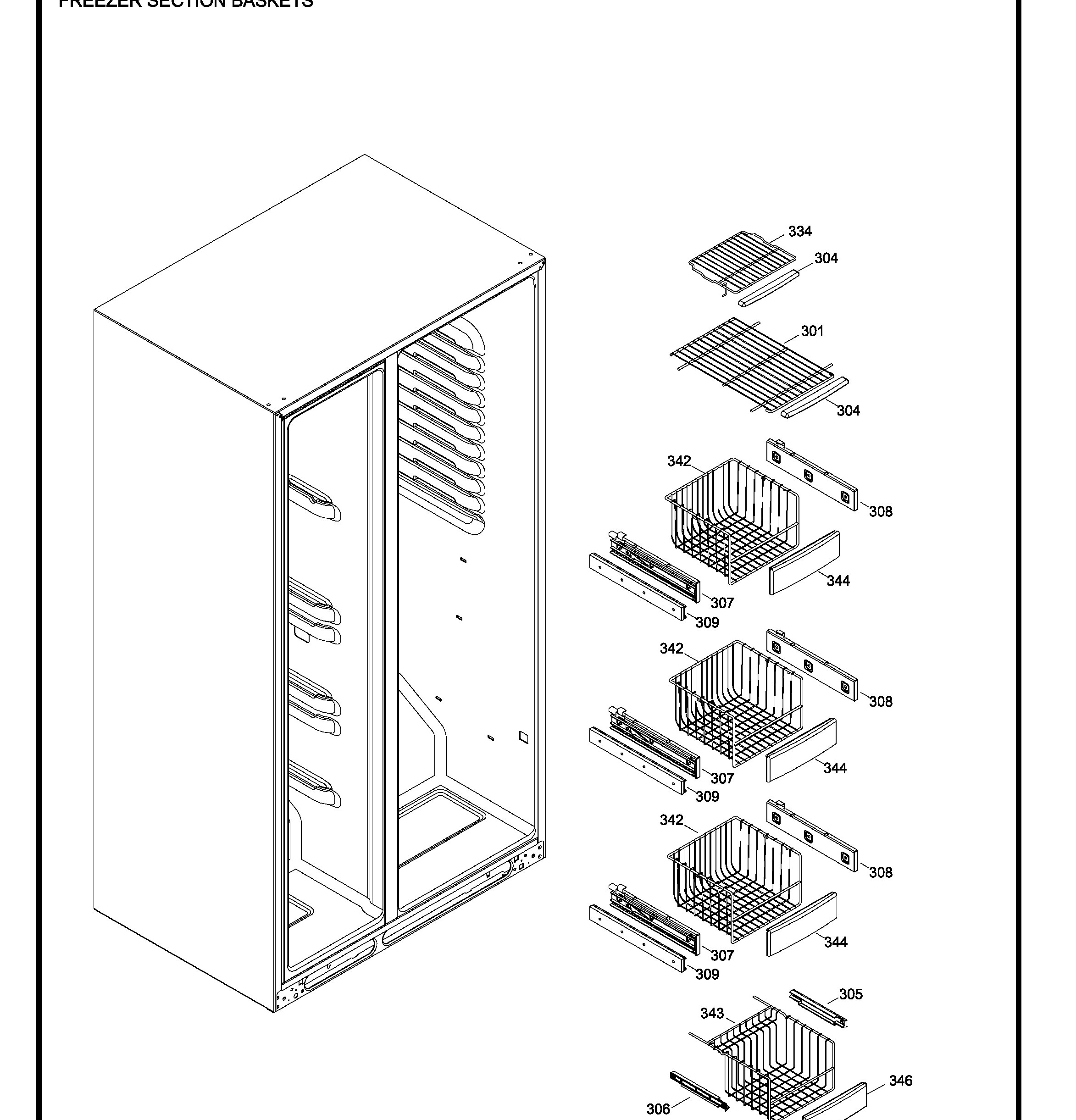 PSK29VHXACWW Exploded View 4 appliance exploded-view parts diagram