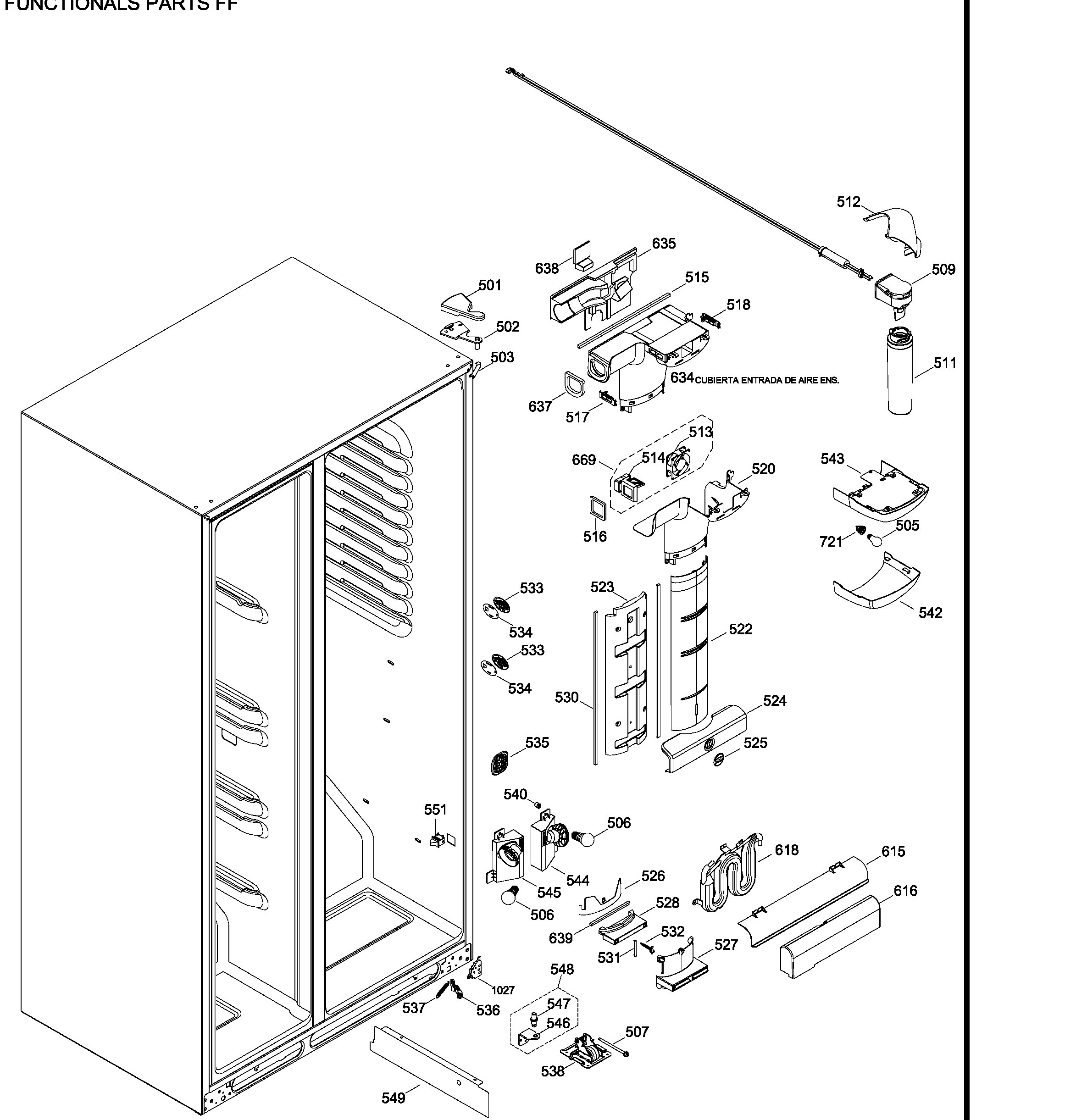 PSK29VHXACWW Exploded View 6 appliance exploded-view parts diagram