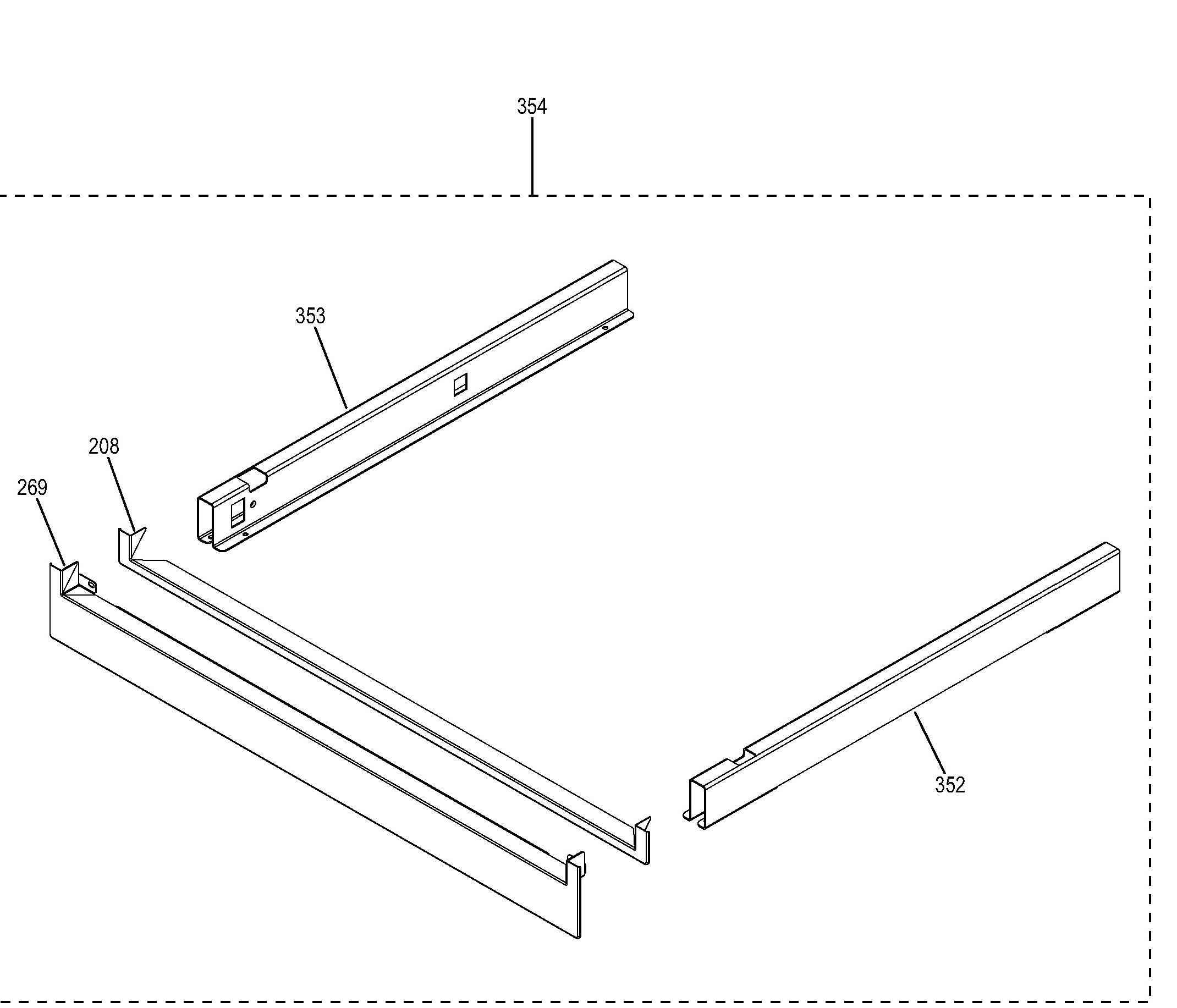 PT7550EH1ES Exploded View 9 appliance exploded-view parts diagram