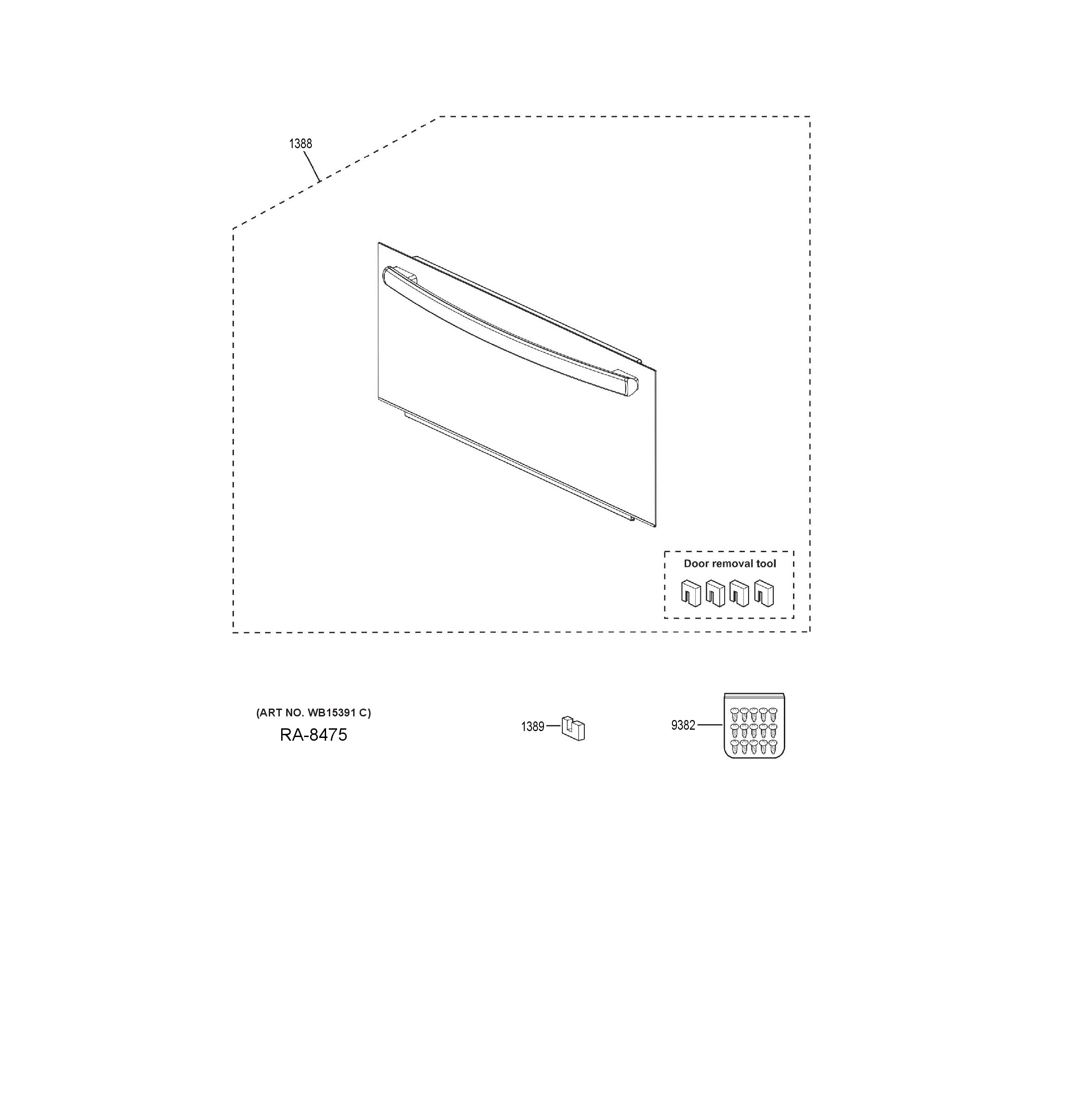 PT7800SHBSS Exploded View 2 appliance exploded-view parts diagram
