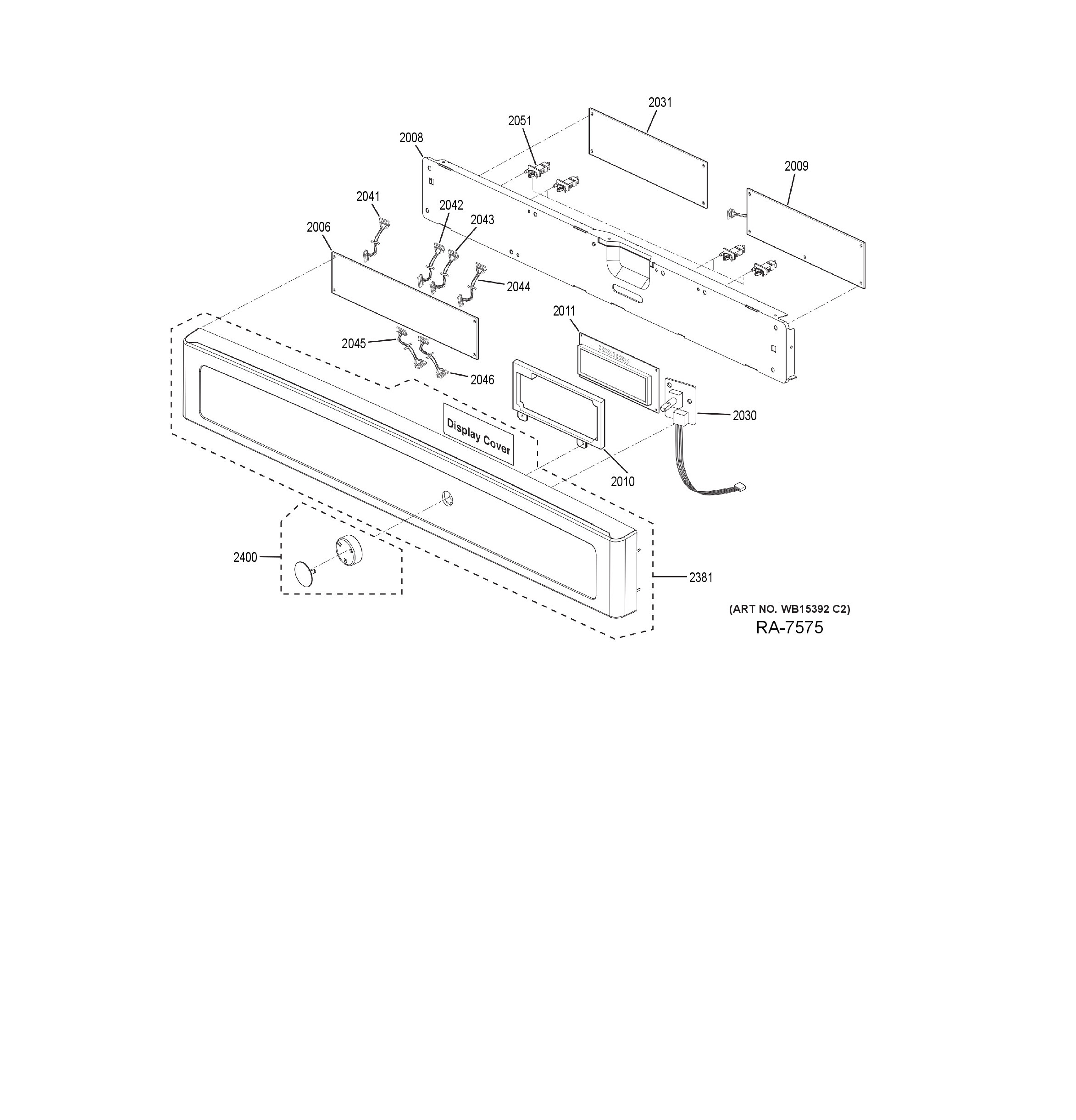 PT7800SHBSS Exploded View 3 appliance exploded-view parts diagram