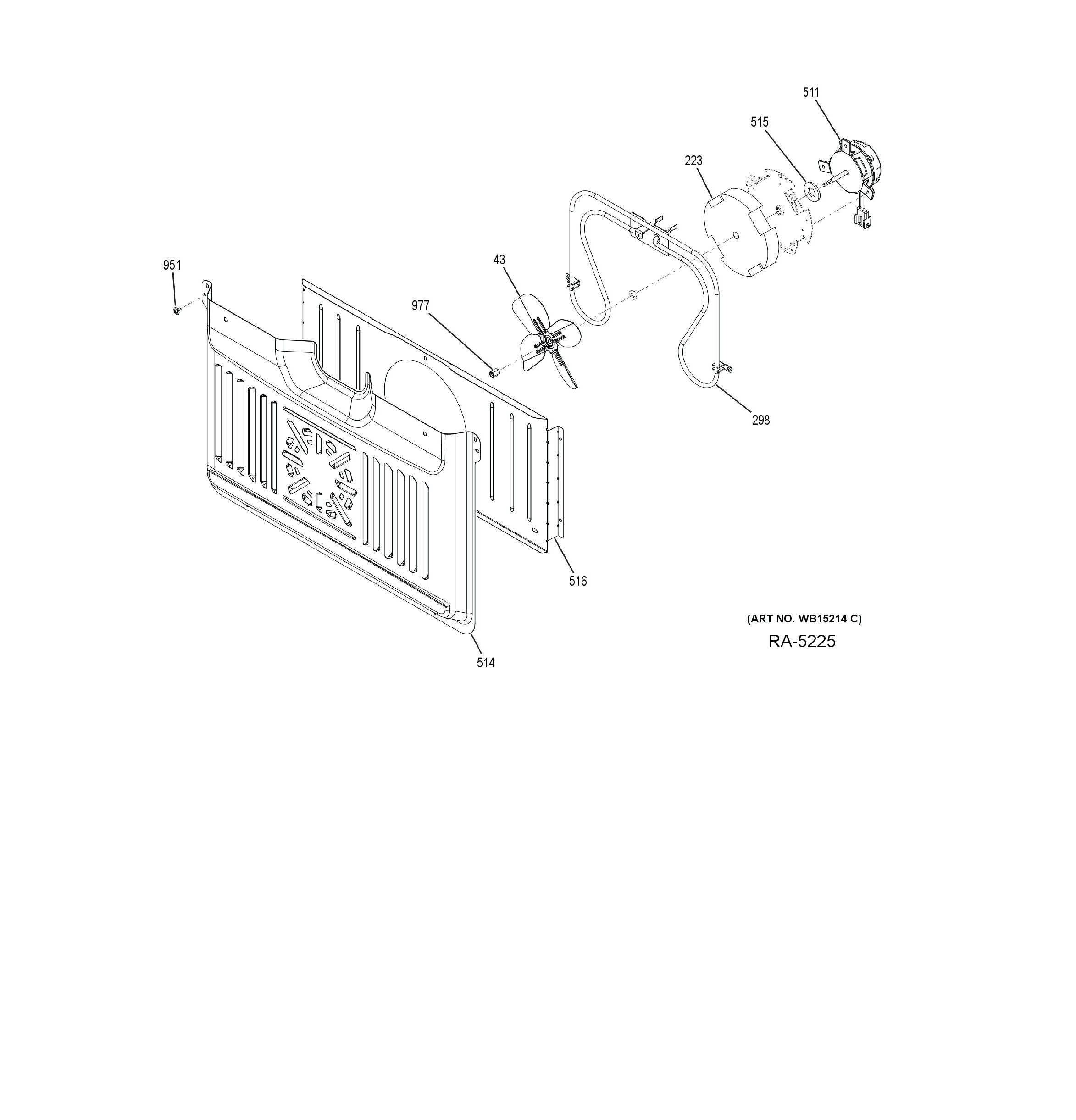PT7800SHBSS Exploded View 10 appliance exploded-view parts diagram