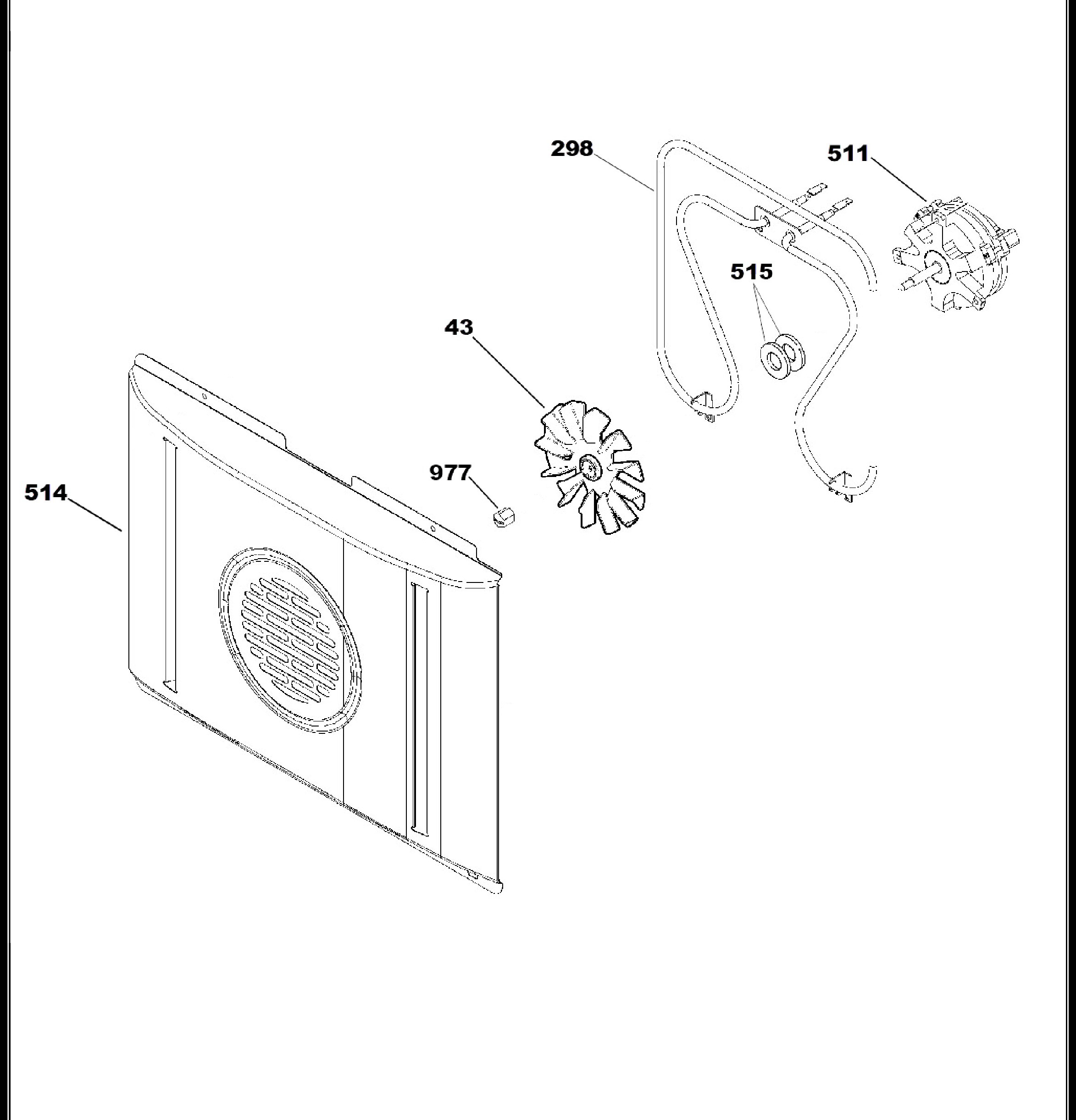 PT916SR2SS Exploded View 4 appliance exploded-view parts diagram
