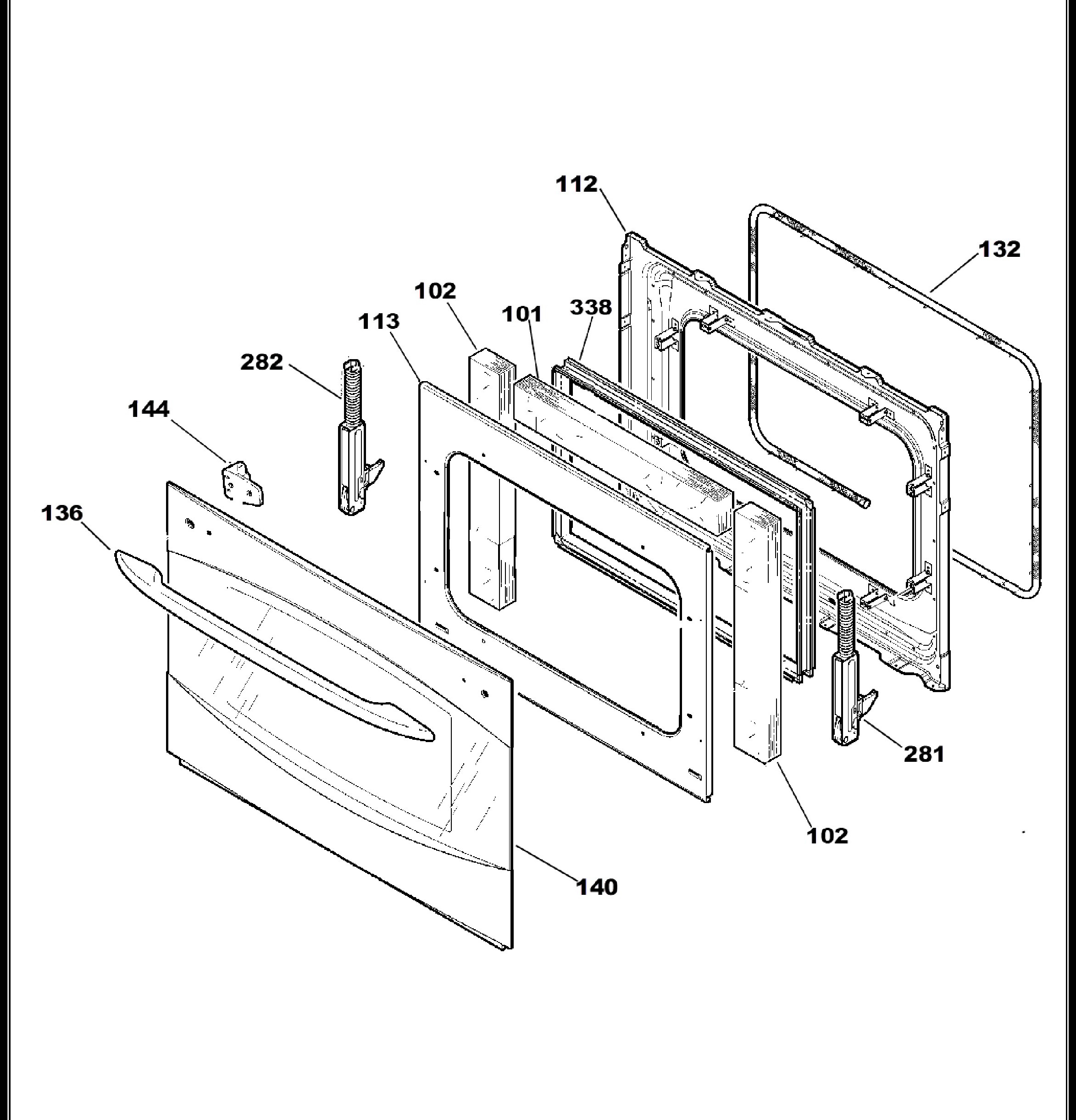 PT916SR2SS Exploded View 2 appliance exploded-view parts diagram