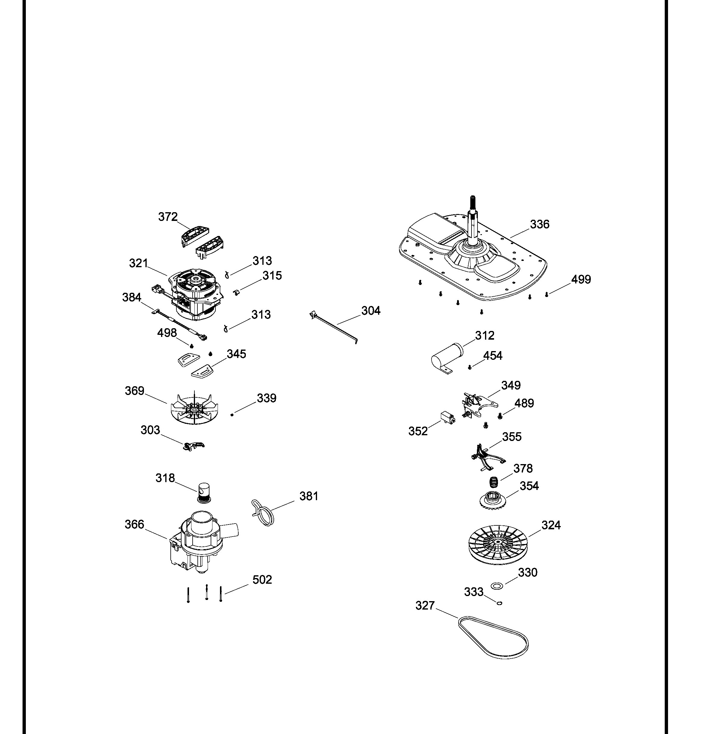 PTAN9250MWS0 Exploded View 3 appliance exploded-view parts diagram