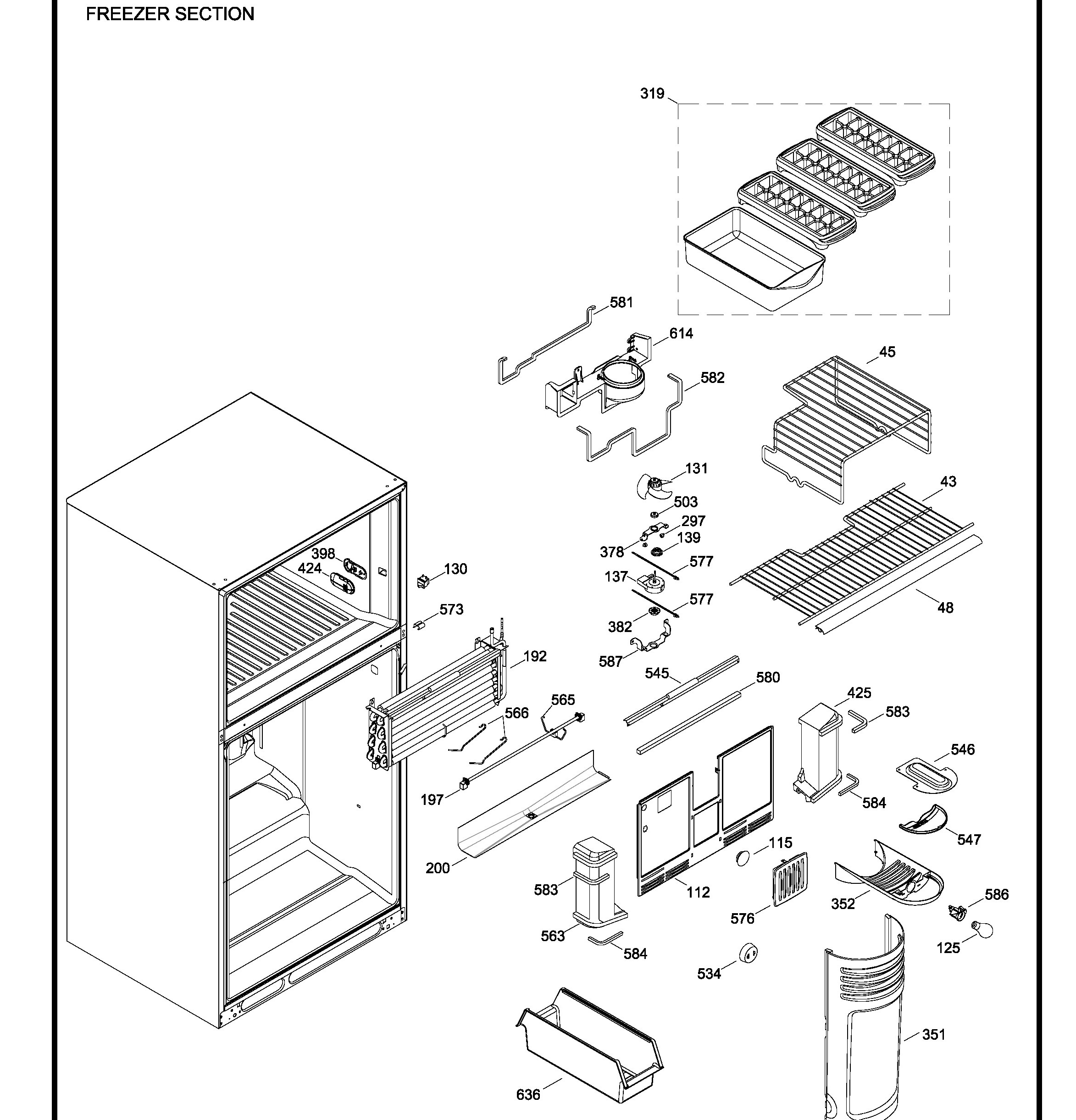 PTE25LBTJRWW Exploded View 3 appliance exploded-view parts diagram