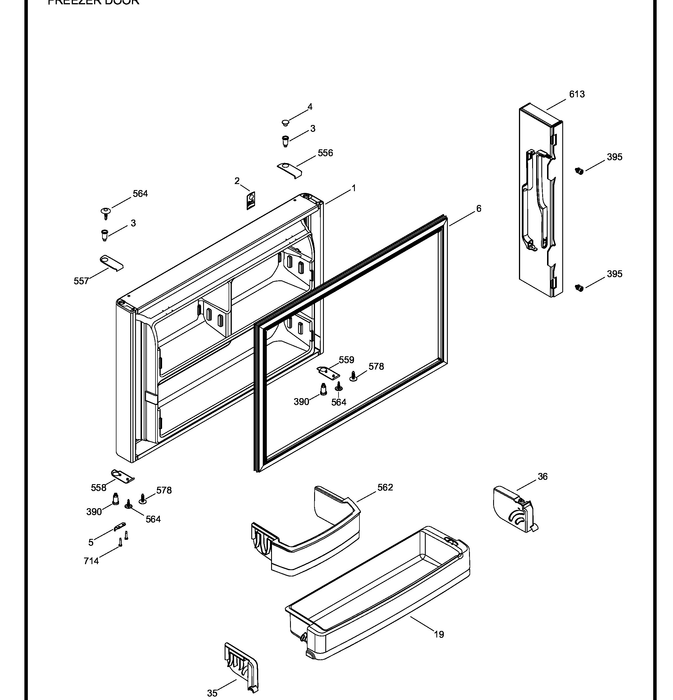 PTS22SCSARSS Exploded View 1 appliance exploded-view parts diagram