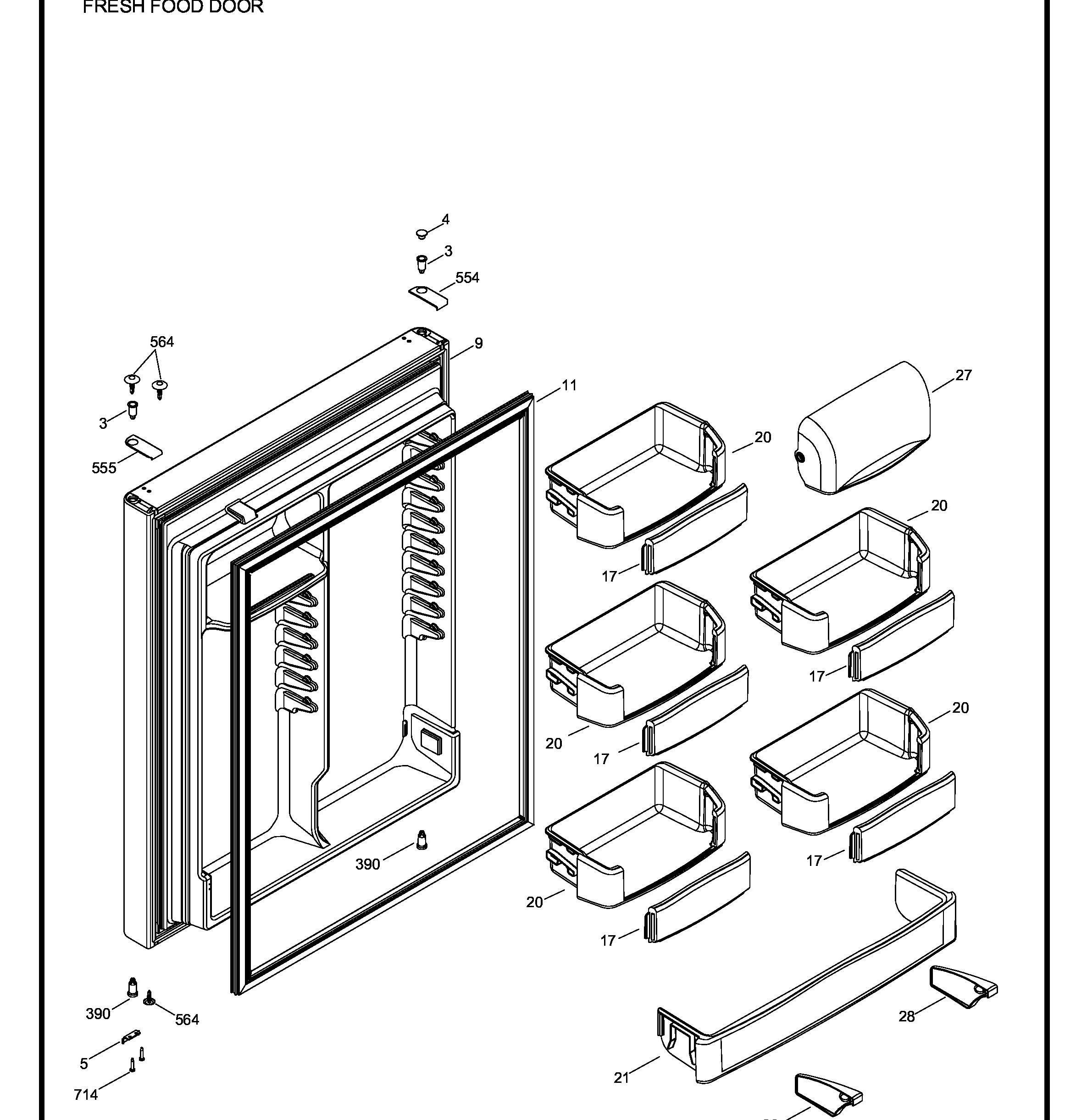 PTS22SCSARSS Exploded View 2 appliance exploded-view parts diagram