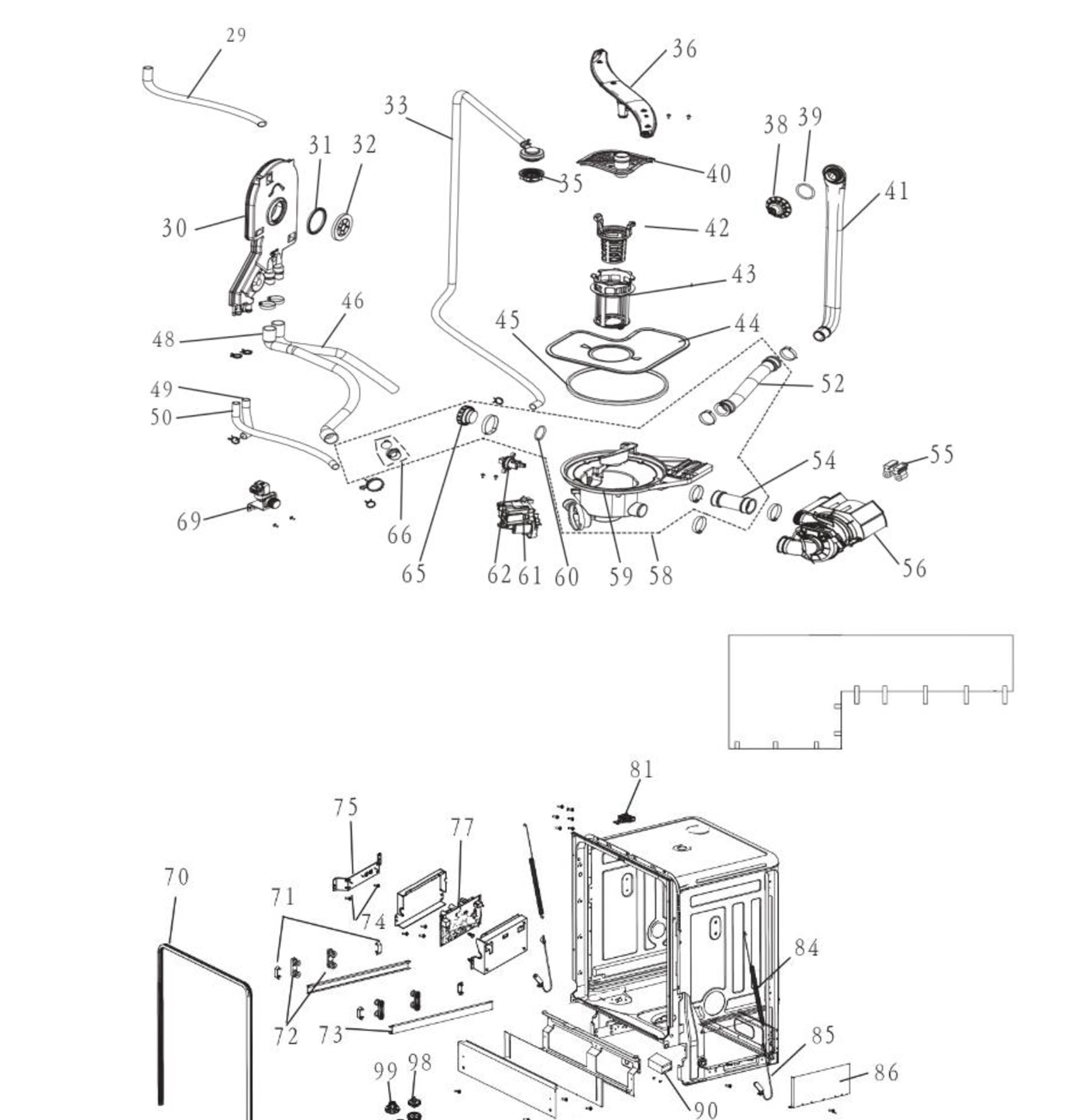 QDP225SSPSS Exploded View 2 appliance exploded-view parts diagram